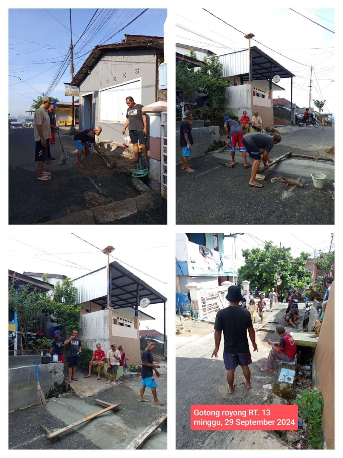 Gotong royong rt 13