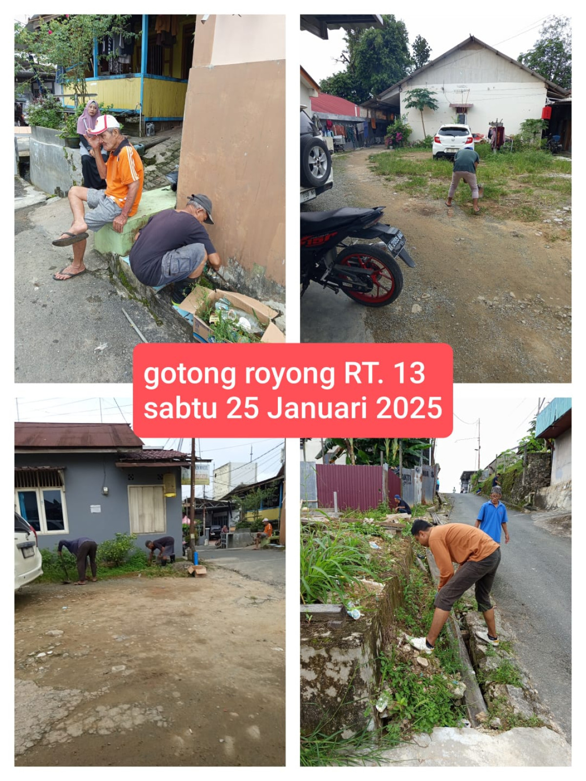 Gotong Royong RT 13 Bulan Januari 2025 - II