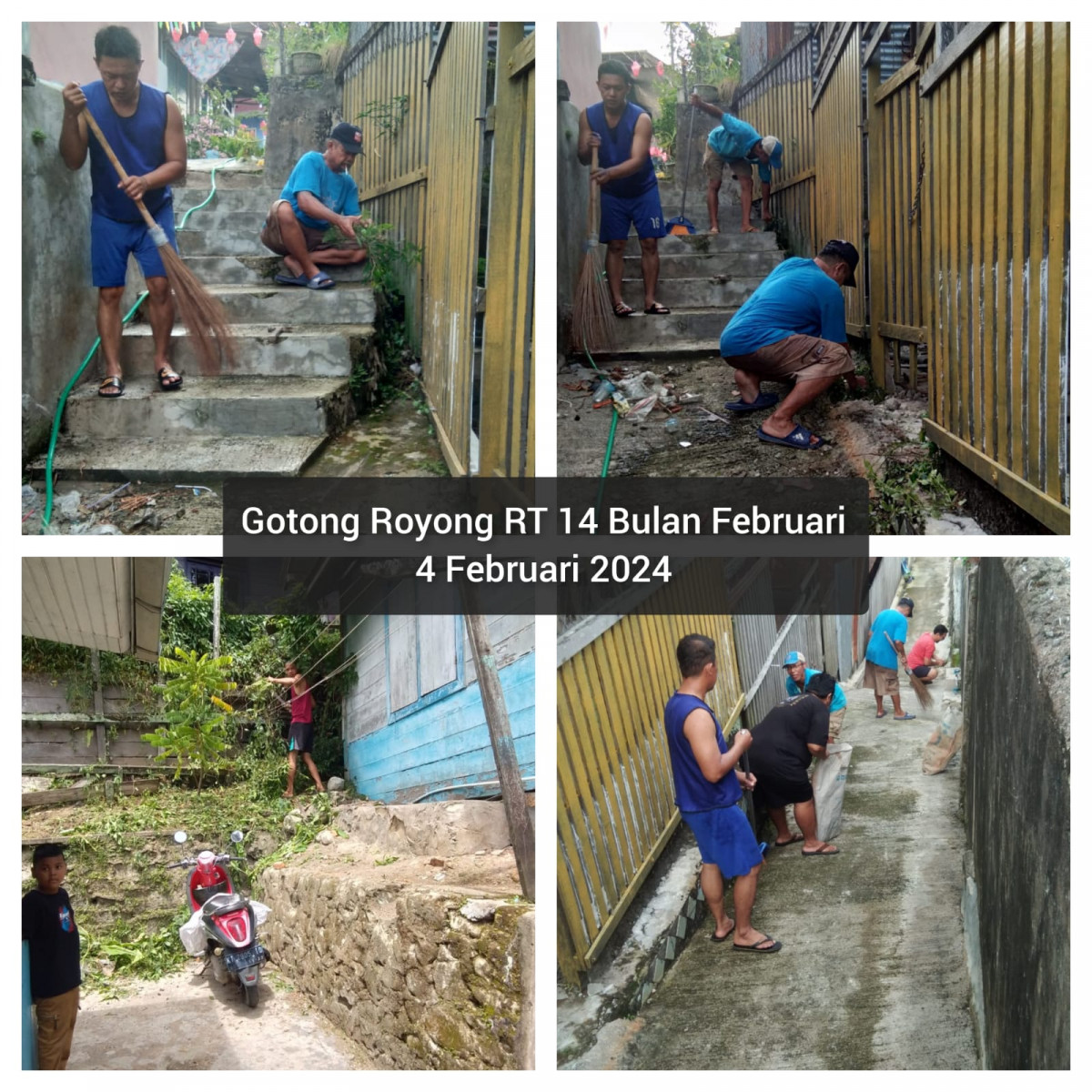Gotong Royong RT 14 Bulan Februari 2024 - 1