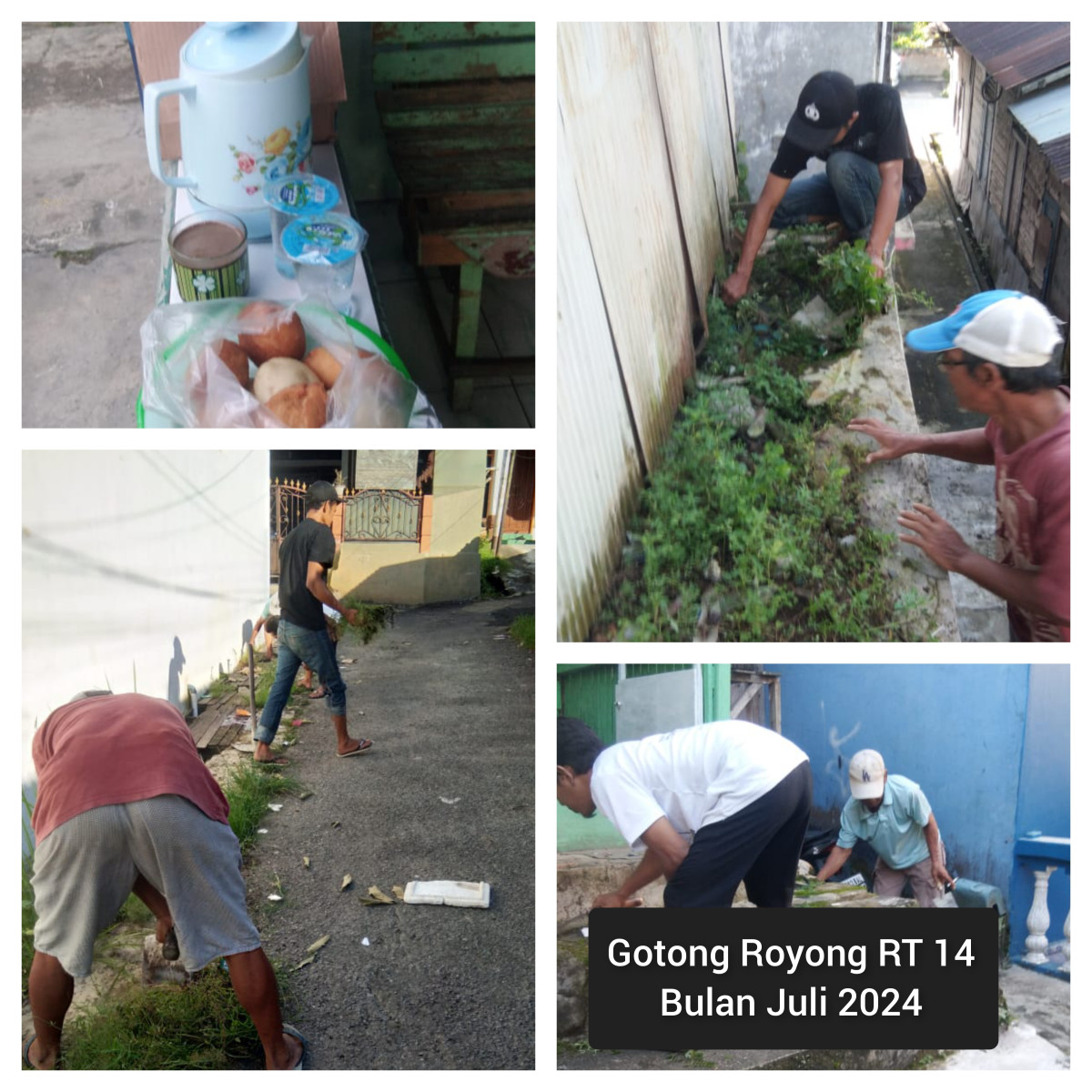 Gotong Royong RT 14 Bulan Juli 2024