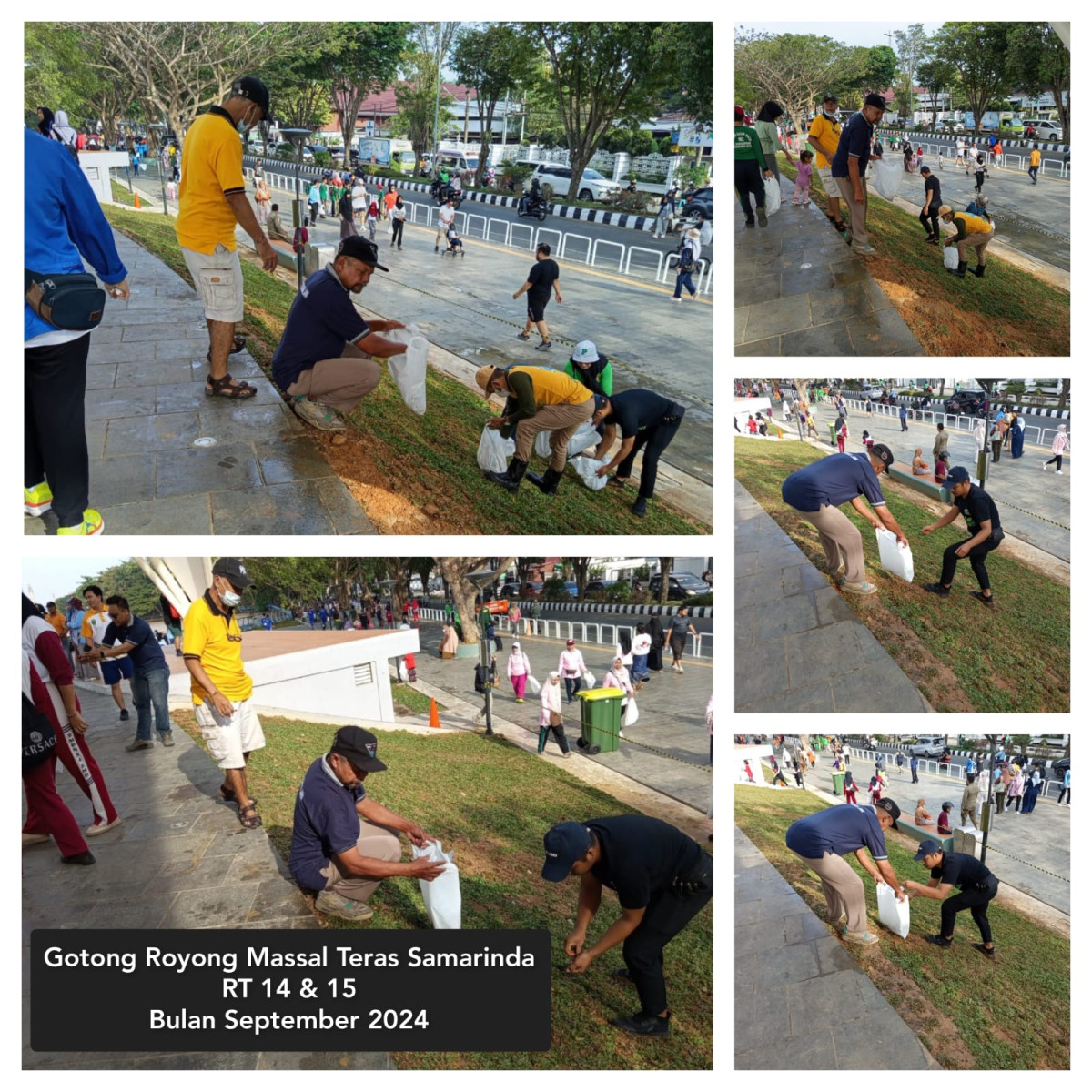 Gotong Royong Massal Teras Samarinda Bulan September 2024