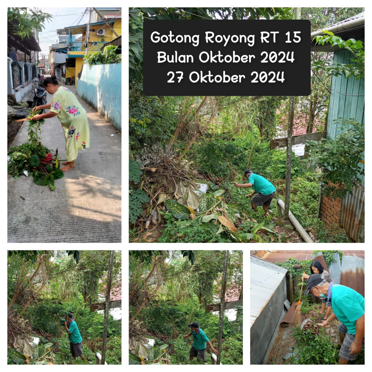 Gotong Royong RT 15 BUlan Oktober 2024 - 2
