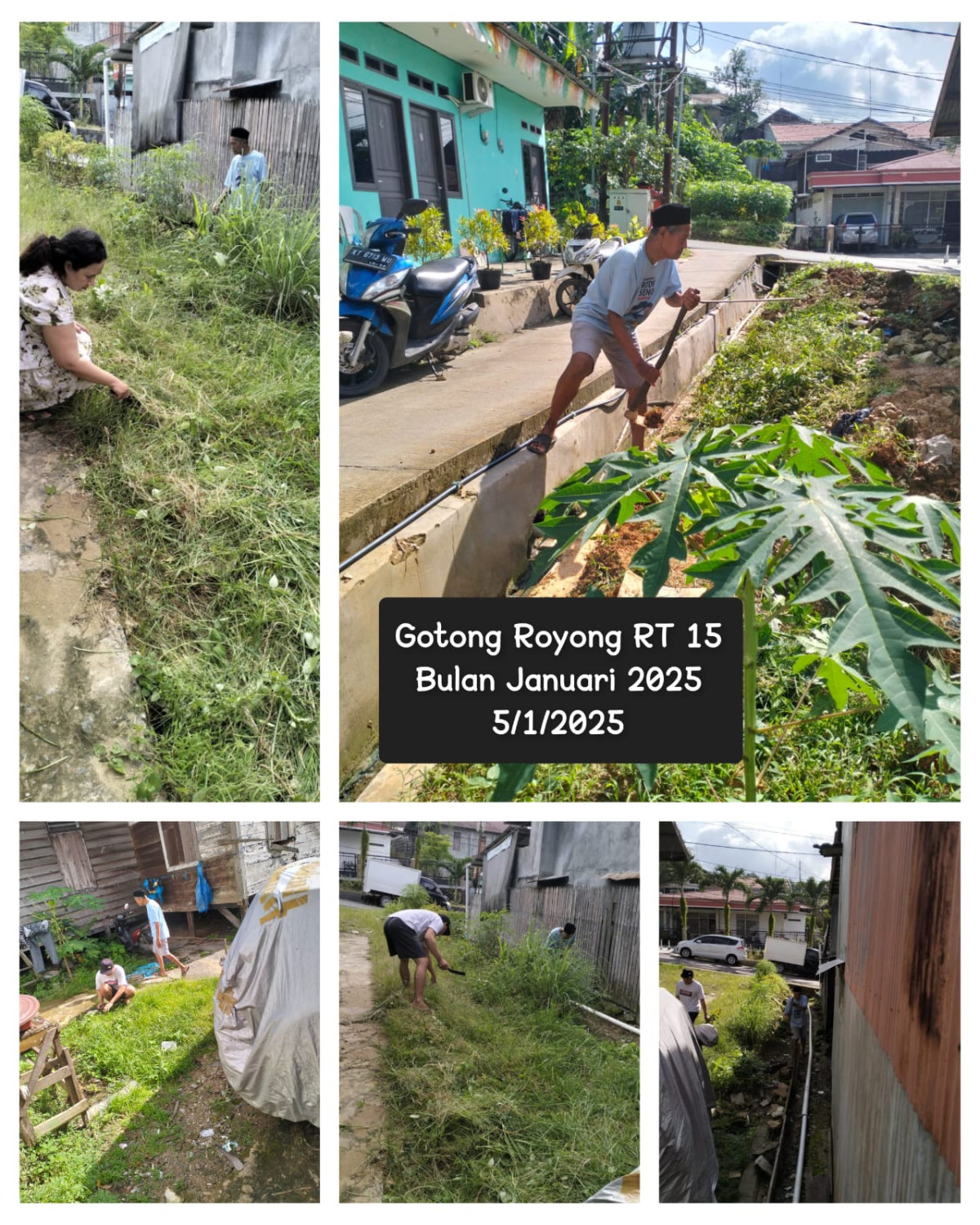 Gotong Royong RT 15 Bulan Januari 2025 - I