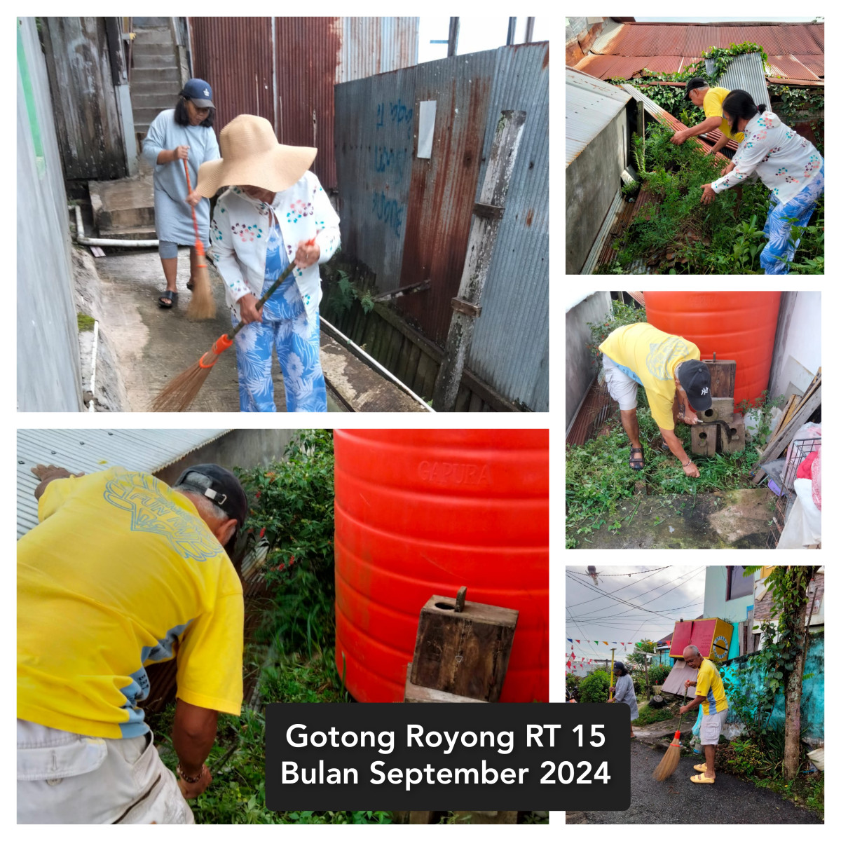Gotong Royong RT 15 Bulan September 2024