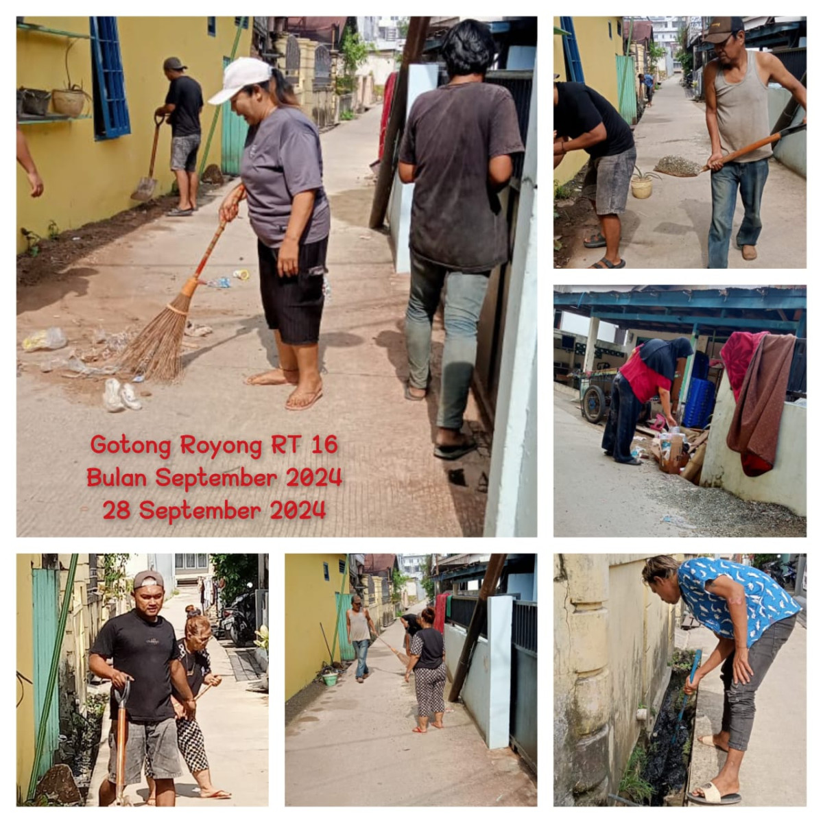 Gotong Royong RT 16 Bulan September 2024 - III