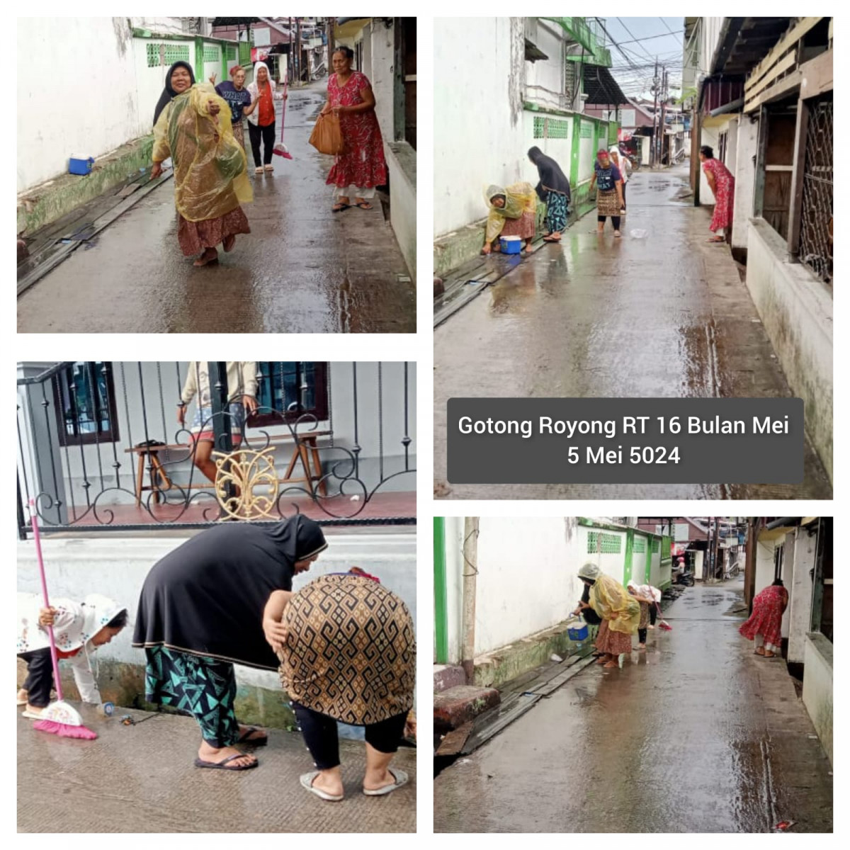 Gotong royong RT 16 bulan Mei 2024 - 1