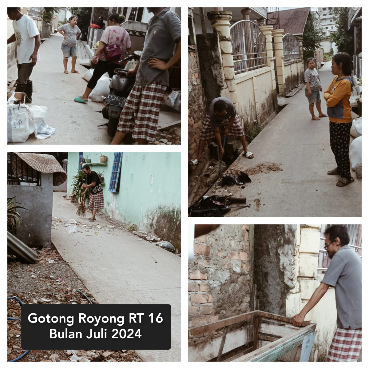 Gotong Royong RT 16 Bulan Juli 2024-2