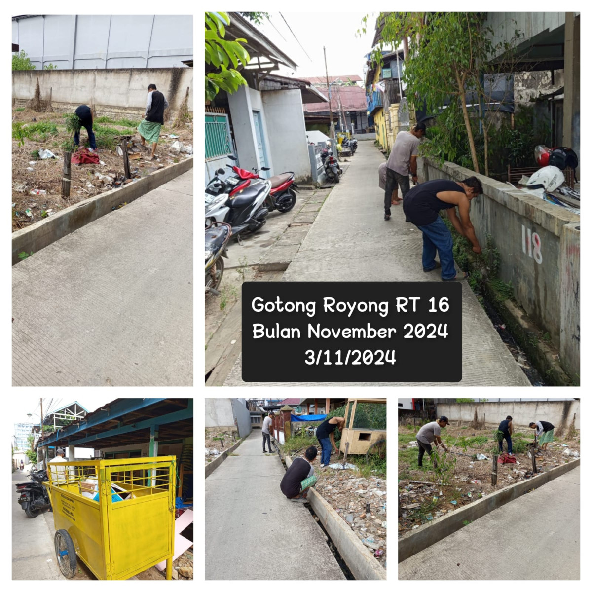 Gotong Royong RT 16 Bulan Nobvember 2024 - 1