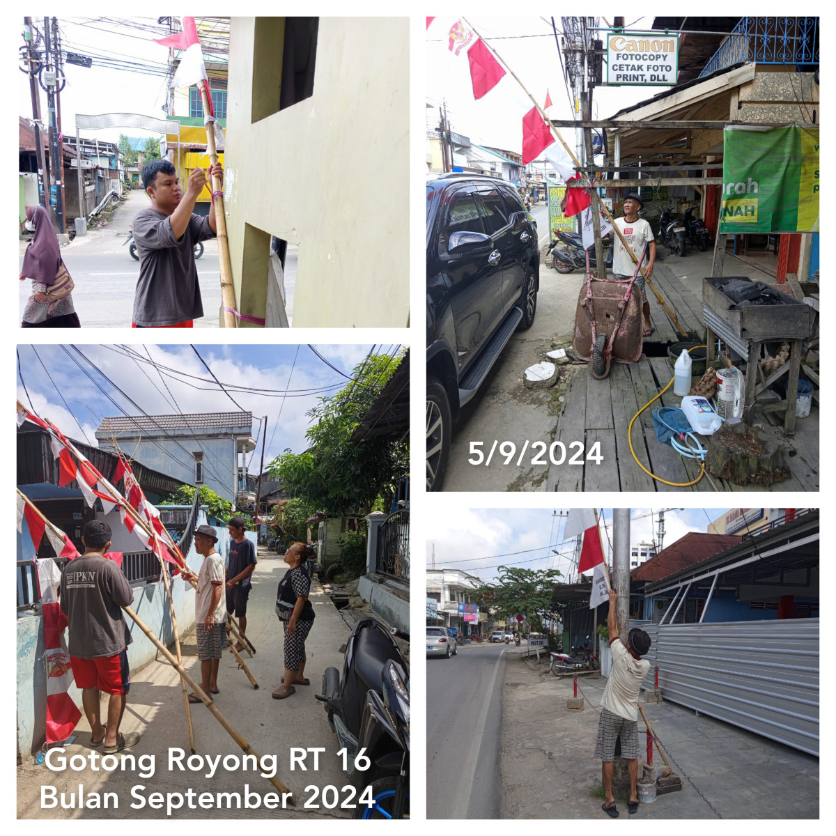 Gotong Royong RT 16 Bulan September 2024