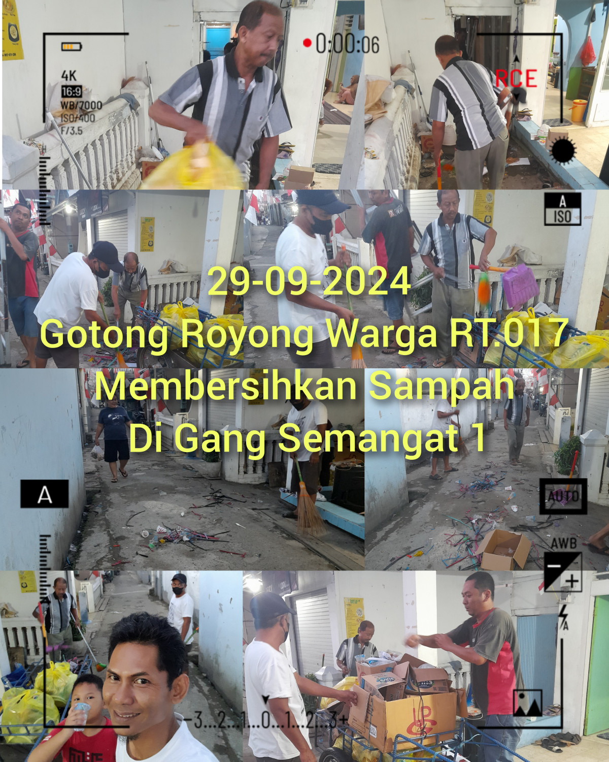 Kegiatan Gotong Royong Warga RT.017