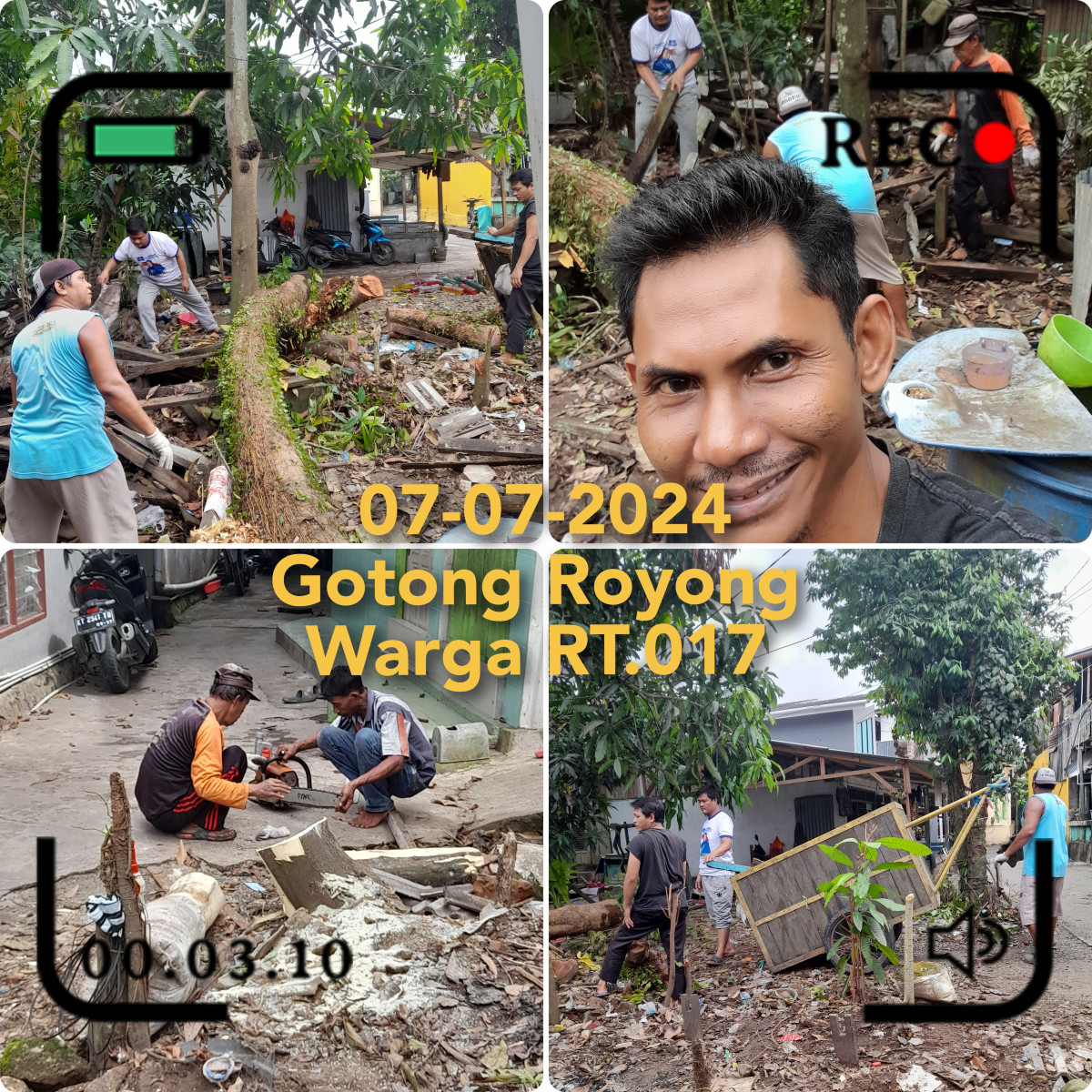 Gotong Royong Warga RT.017