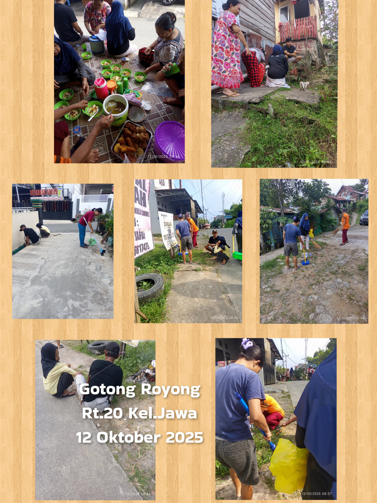 Kegiatan gotong Royong Rt.20 Kel.Jawa bulan Oktober 2025 kegiatan-1