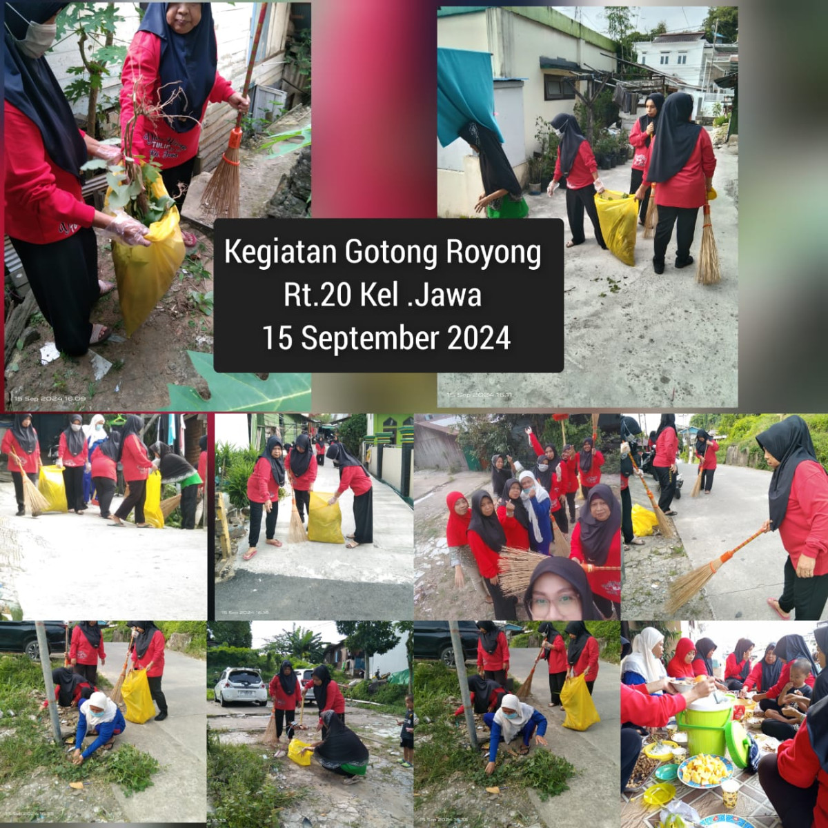 Kegiatan Gotong Royong Rt.20 bulan September 2024-kegiatan 1