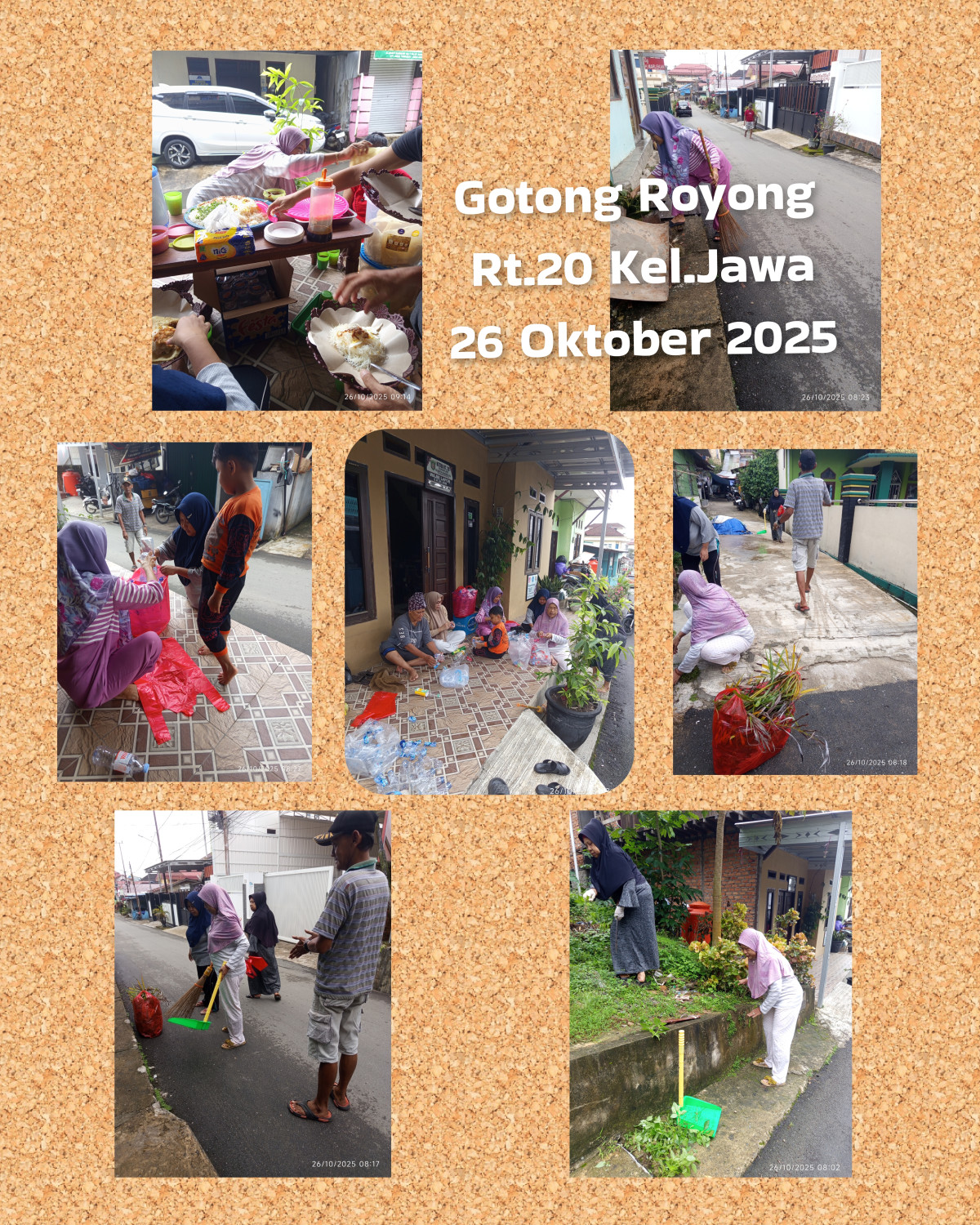 Kegiatan gotong Royong Rt.20 Kel Jawa bulan Oktober 2025 Kegiatan-2