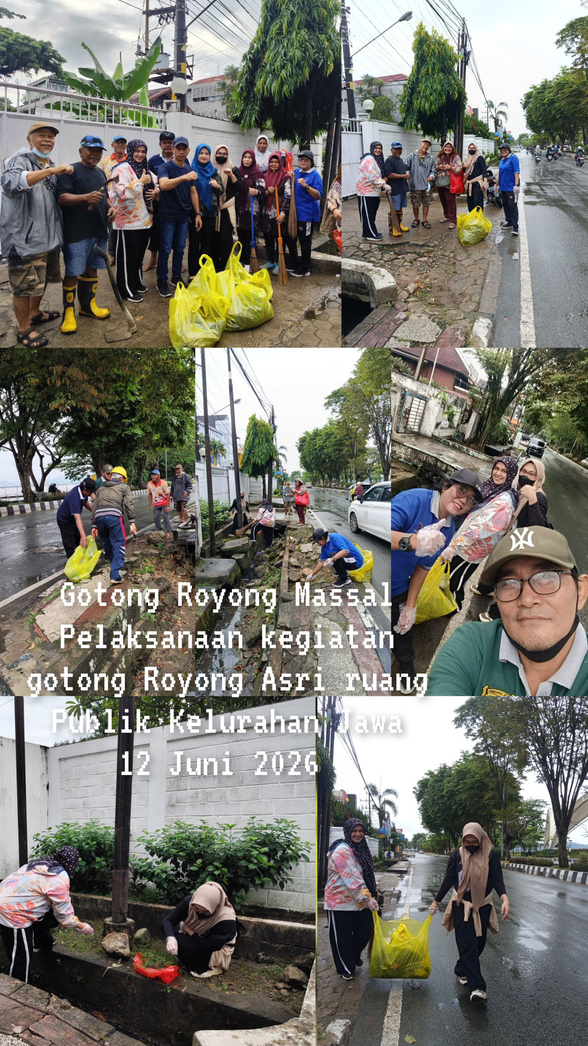 Kegiatan gotong Royong Rt.20 kelurahan Jawa bulan Juni 2026 kegiatan -1
