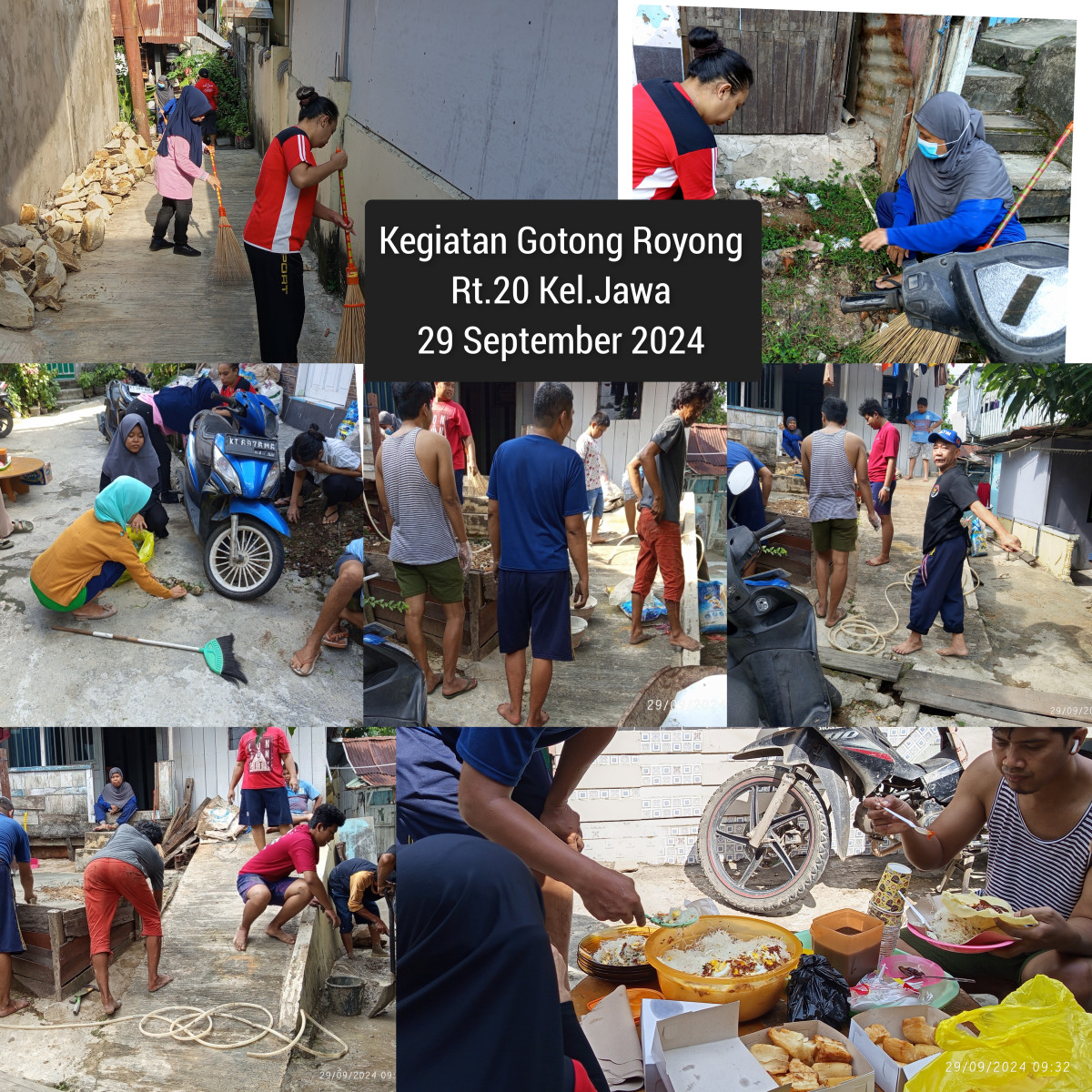 Kegiatan Gotong Royong Rt.20 bulan September -Kegiatan 2