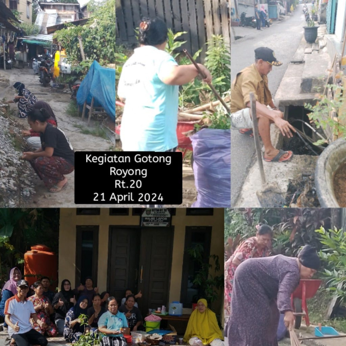 Gotong Royong RT 20 Bulan April 2024 - 1