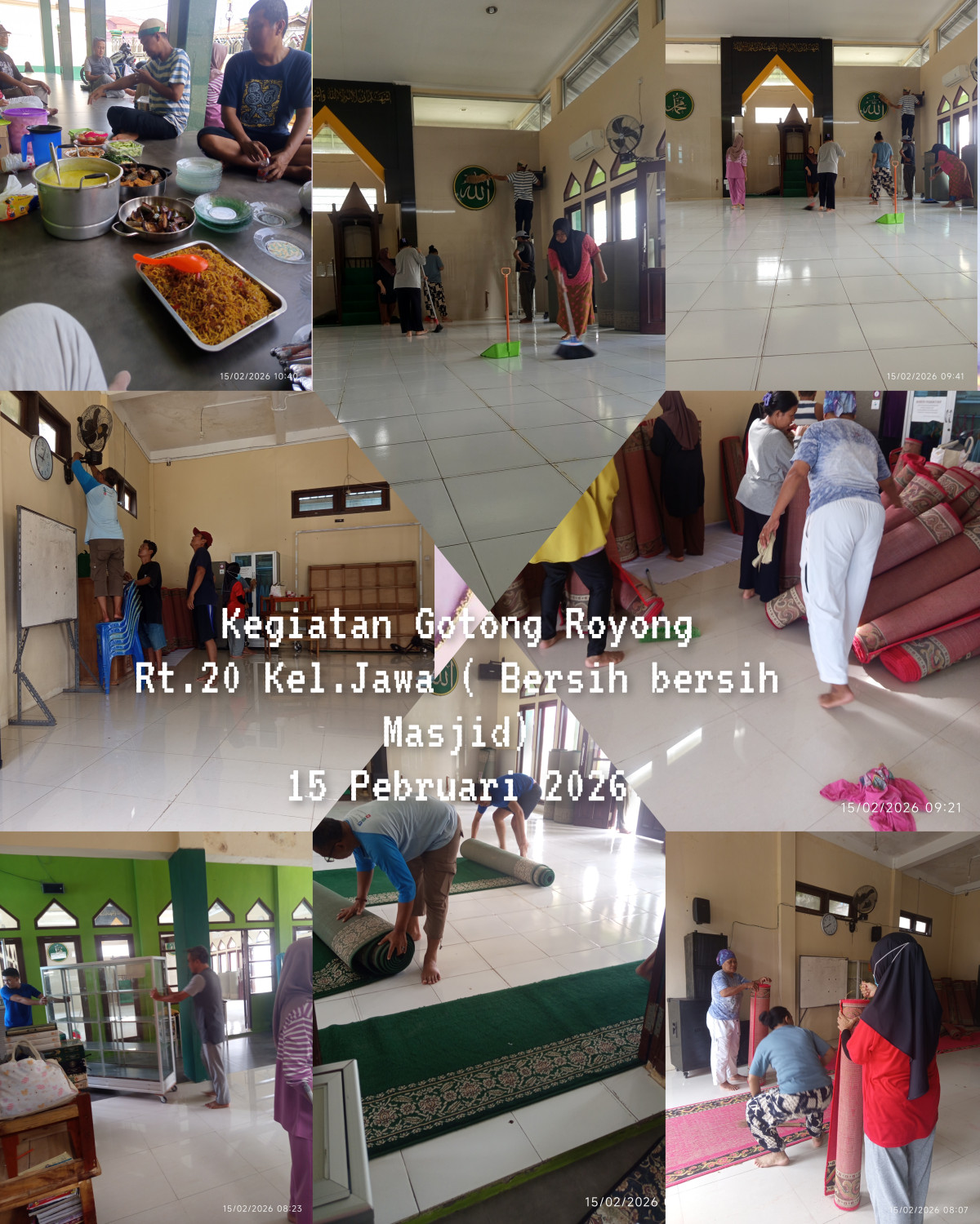 Kegiatan Gotong Royong Rt.20 bulan Pebruari 2026,krgiatan -2