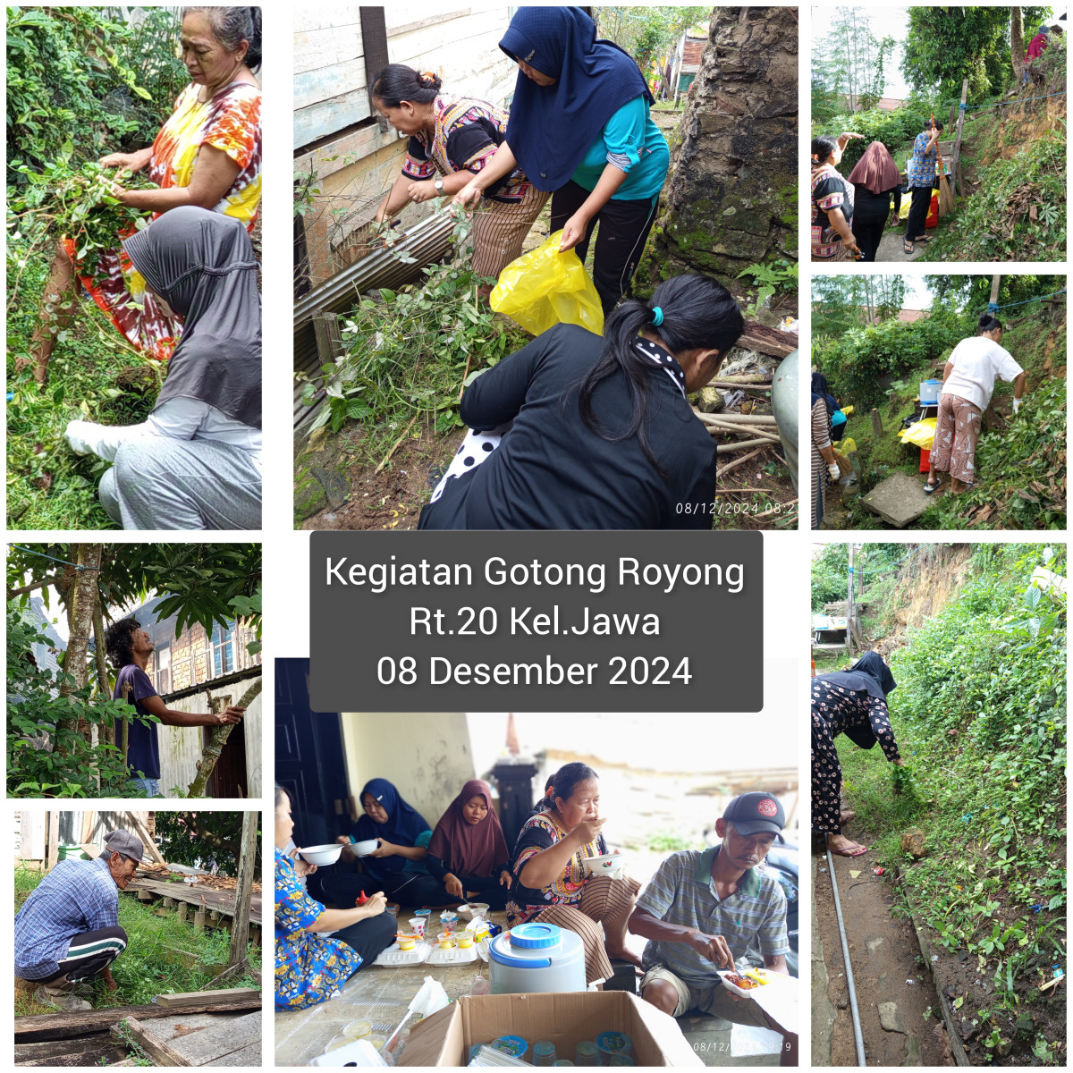 Kegiatan Gotong Royong Rt.20 bulan Desember 2024 Kegiatan 1
