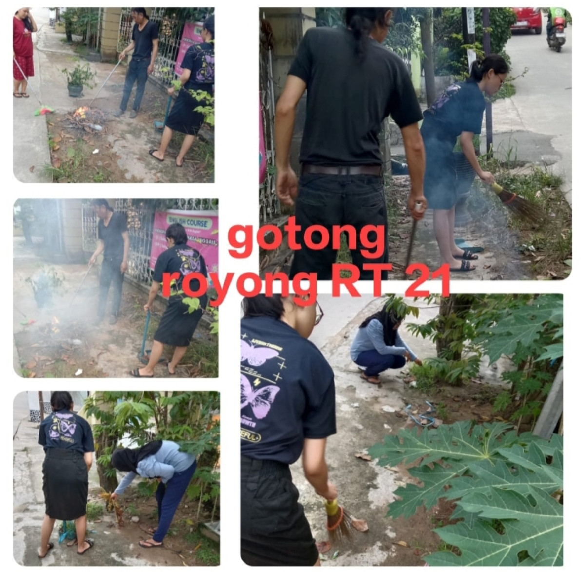 Gotong royong RT 21