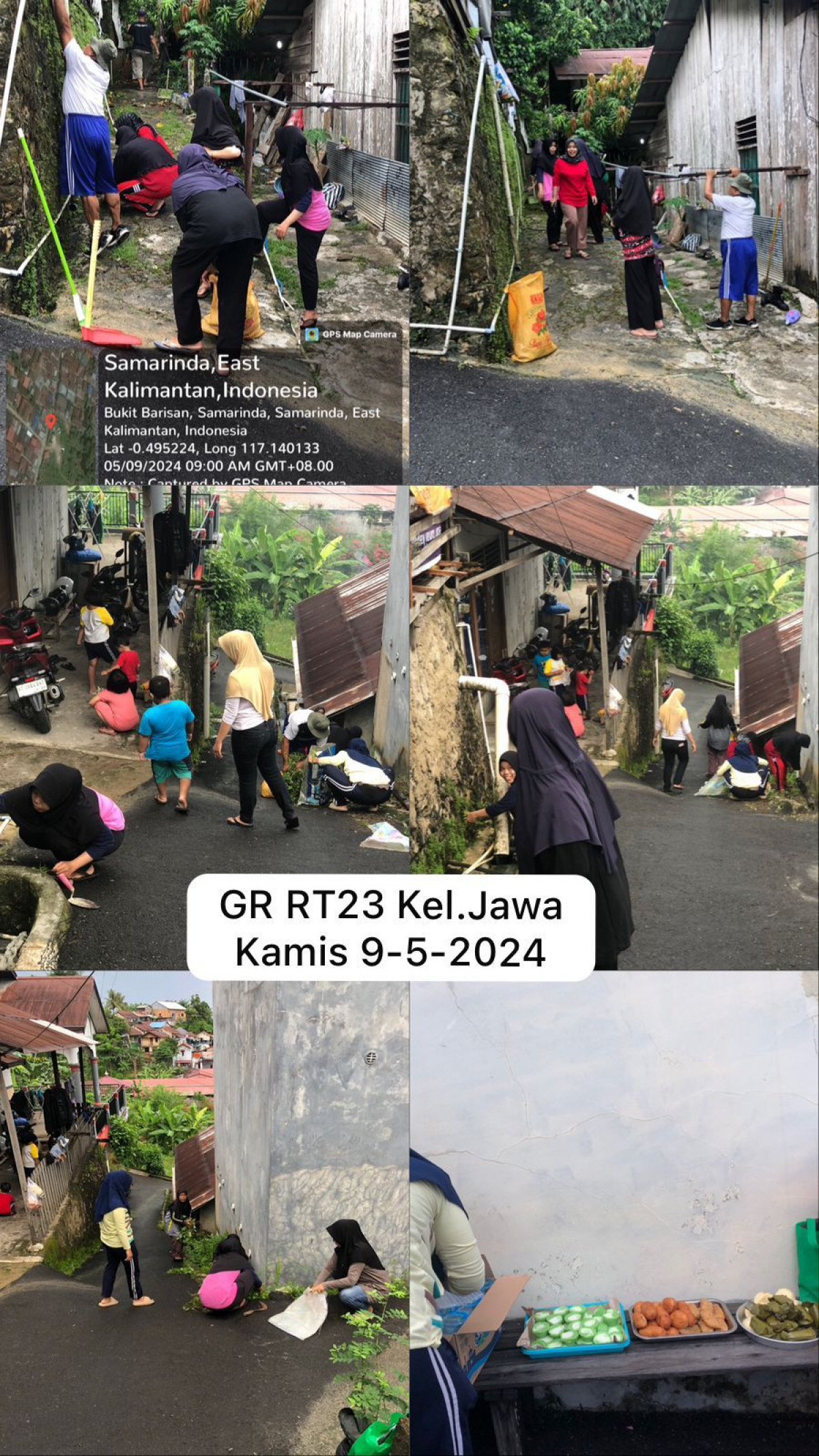 Gotong royong jl bukit barisan RT 23