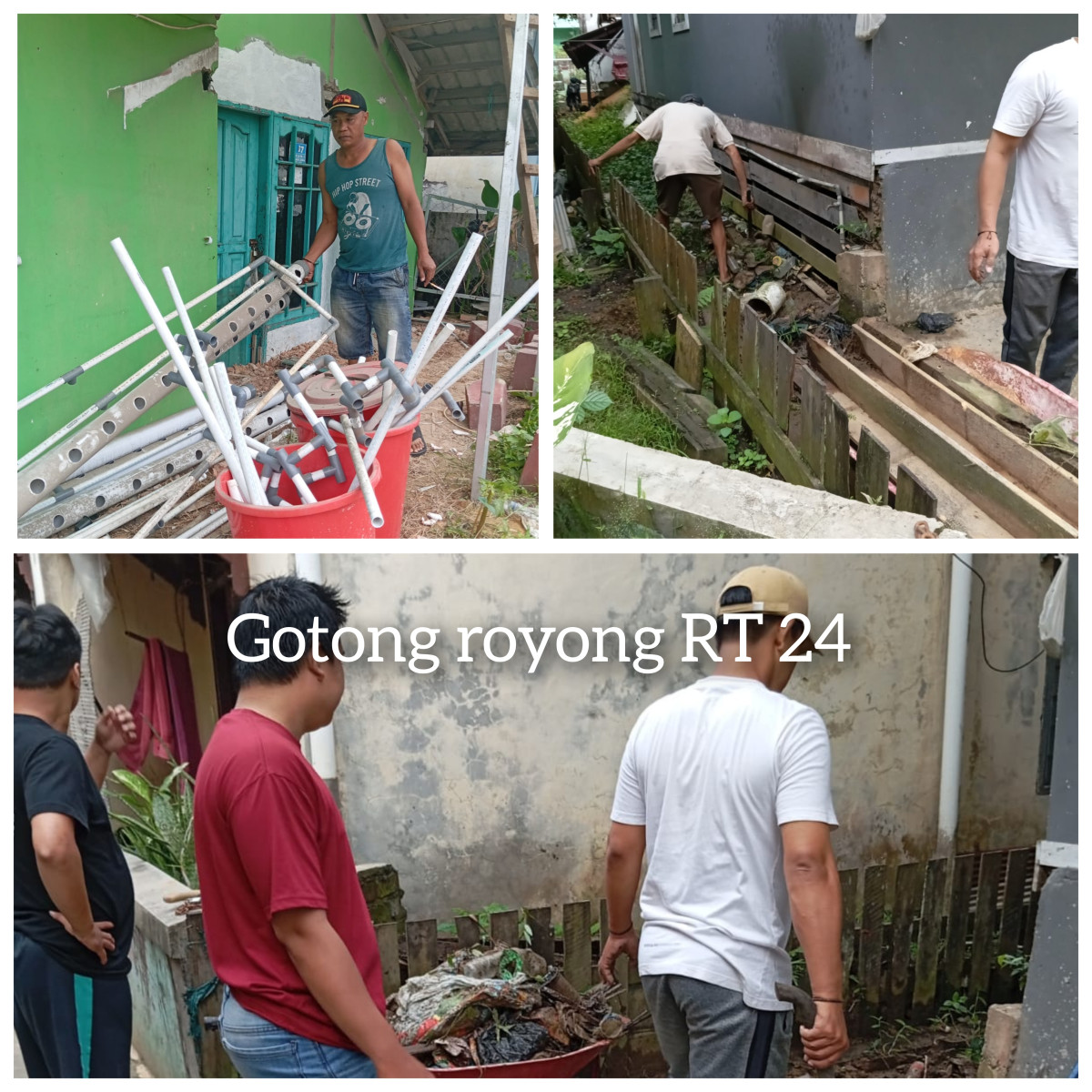 Gotong royong RT 24