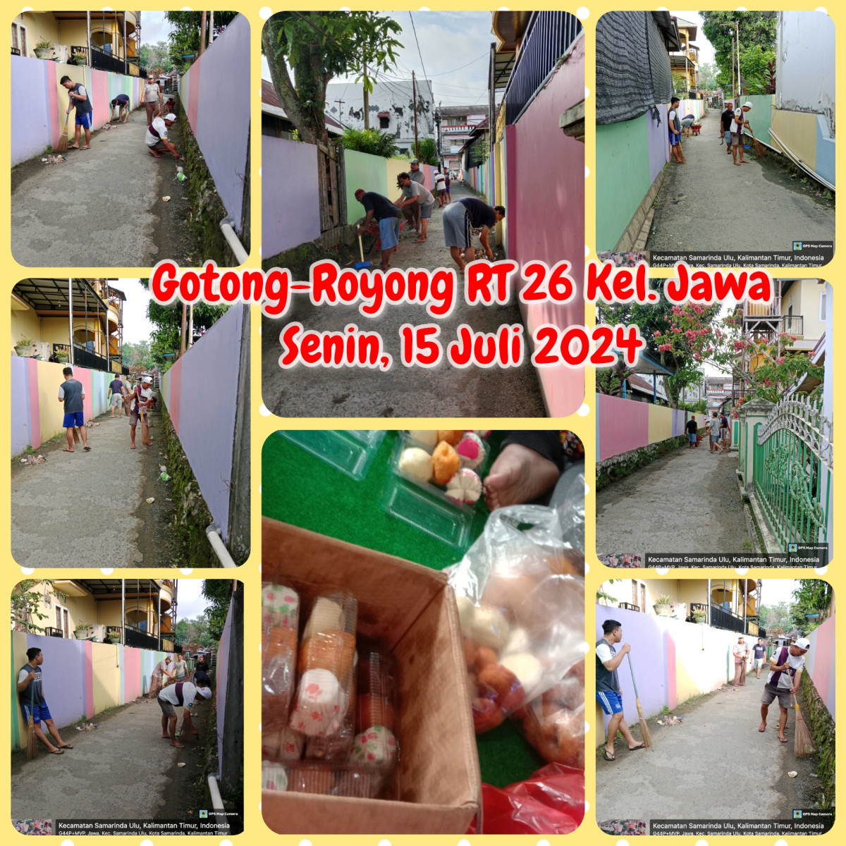 Gotong royong RT 26 Kel Jawa