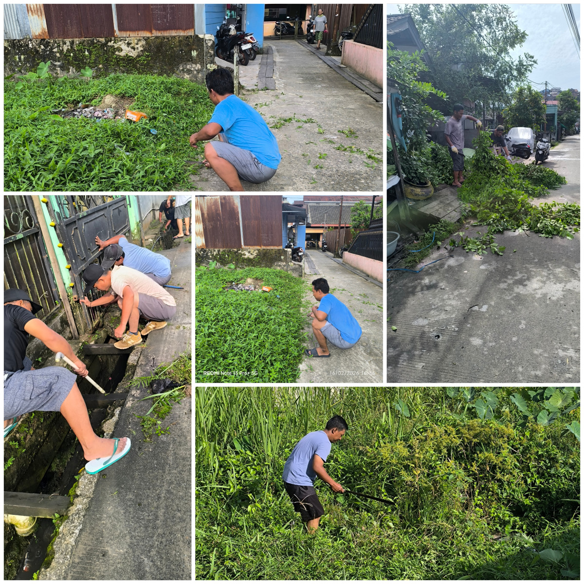 Gotong royong di gg. Melati