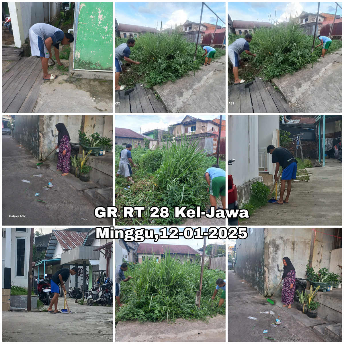 Gotong royong di Gg.Melati