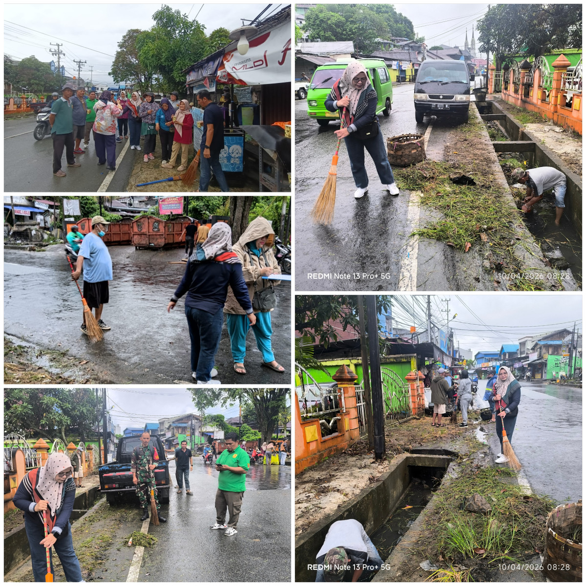 Gotong royong di Jl. Arjuna