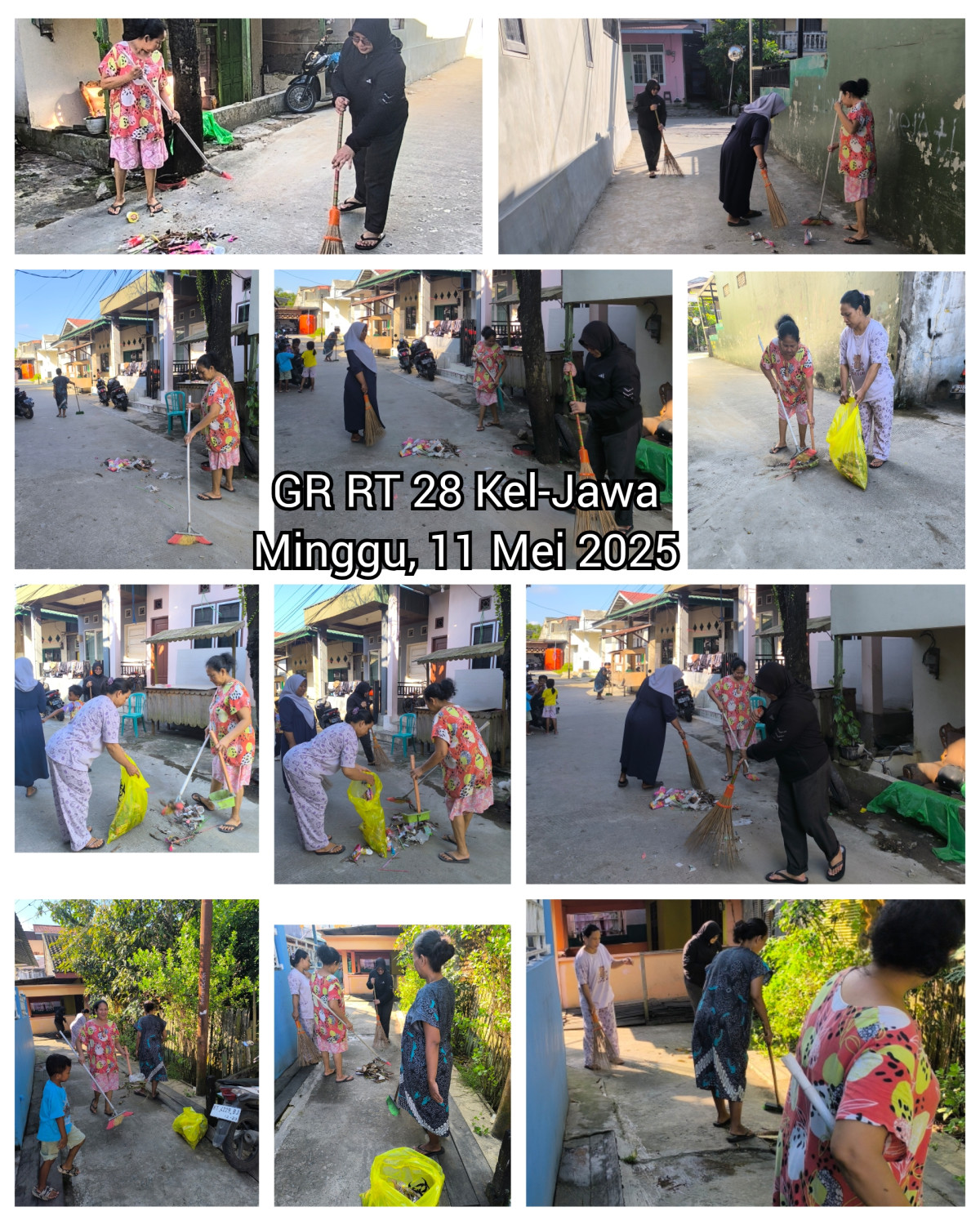 Kerja bakti di Gg. melati