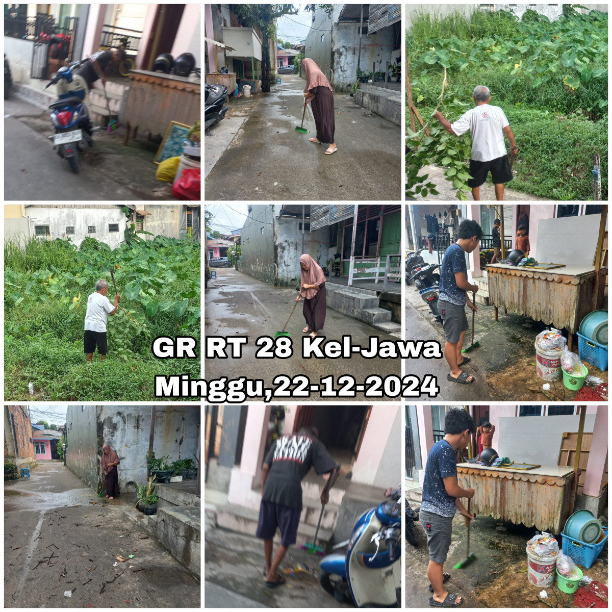 Gotong royong dlm Gg.Melati