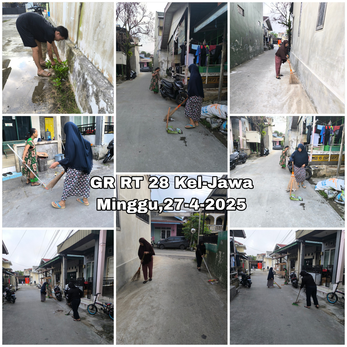 Gotong royong d Gg. Melati