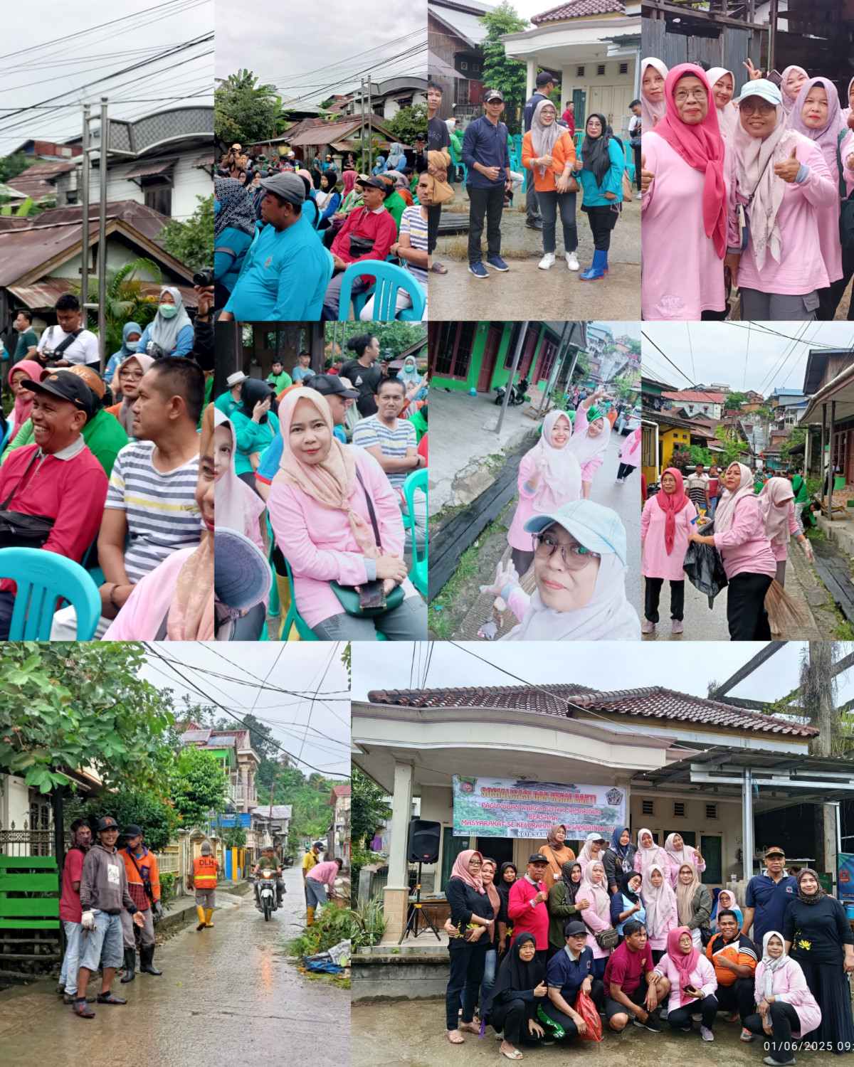 Kegiatan gotong royong RT 34