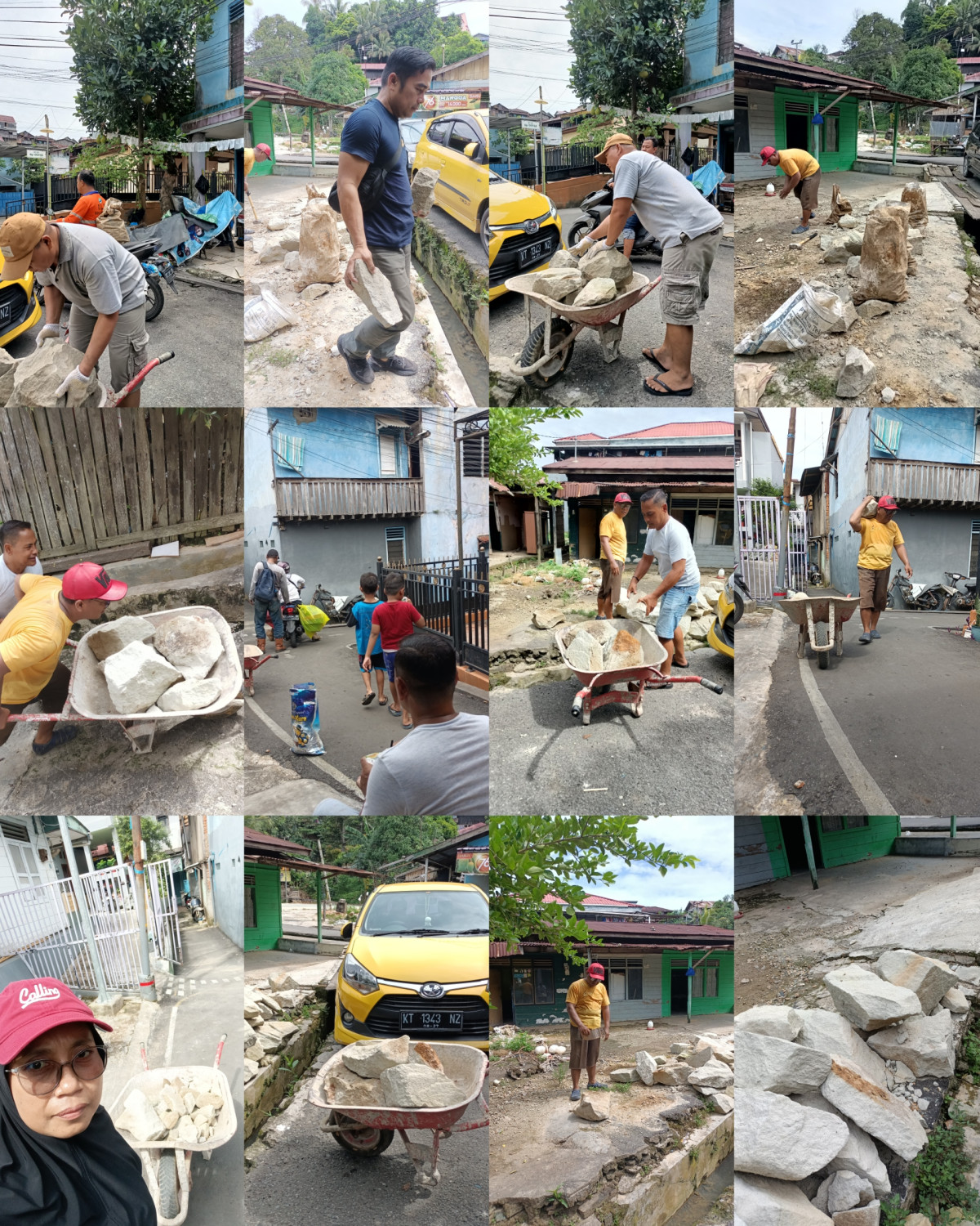 Gotong royong warga RT 34
