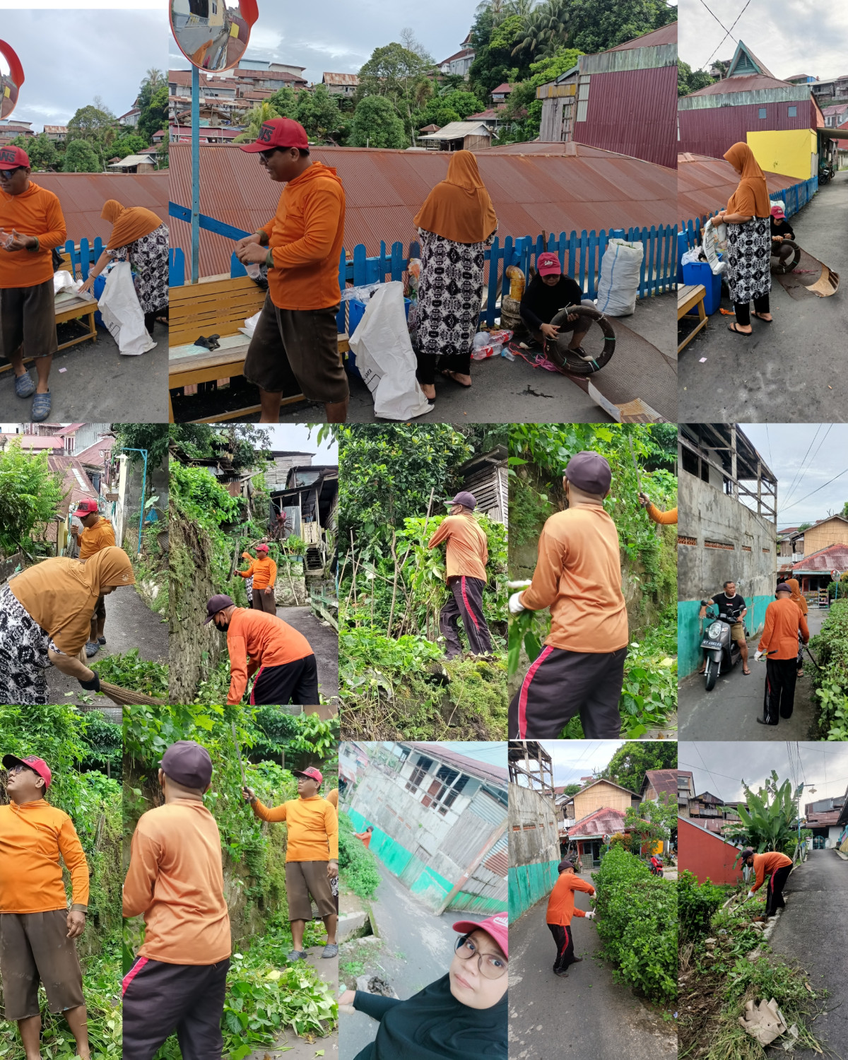 Kegiatan gotong royong RT 34