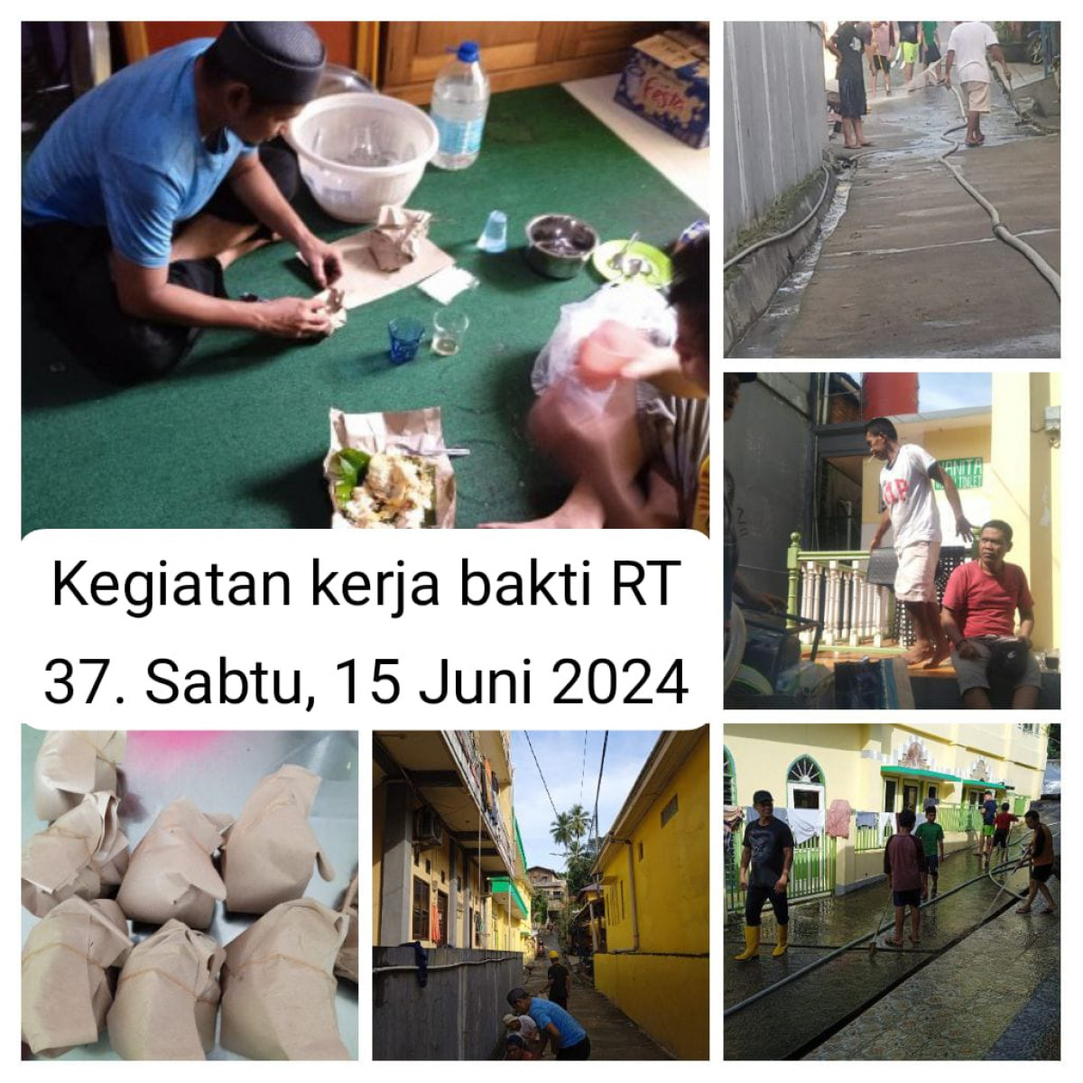 Gotong royong RT 37