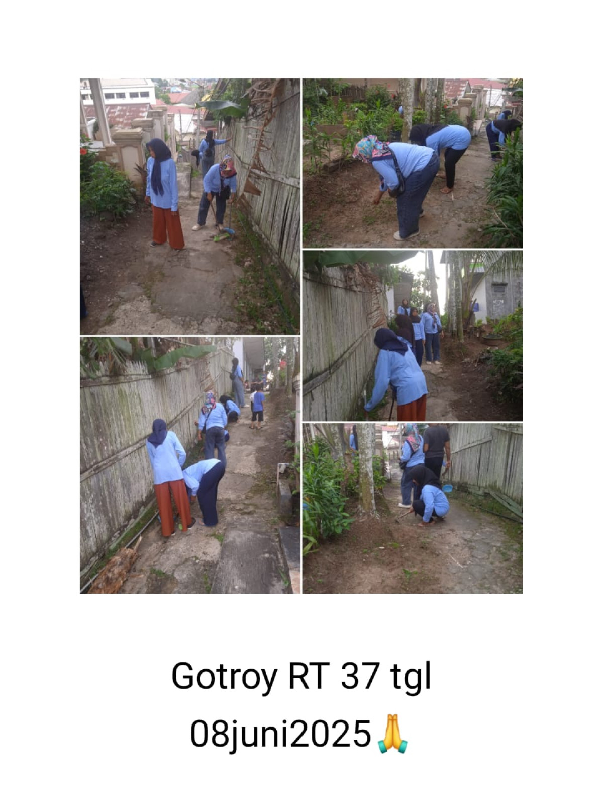 Gotong royong RT 37