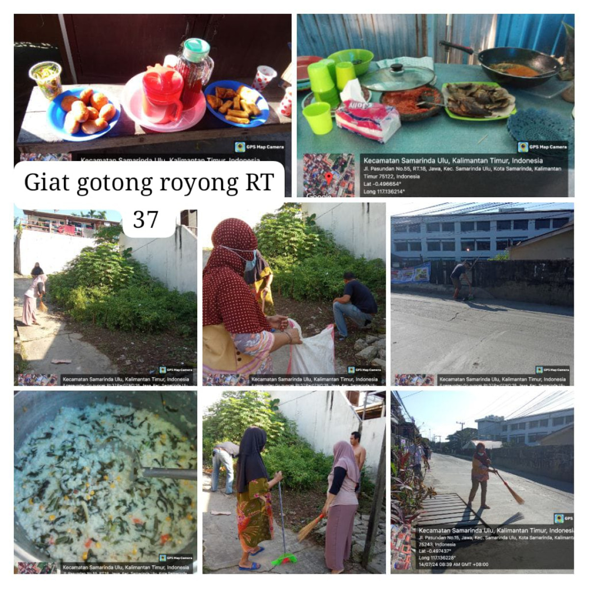 Gotong royong RT 37