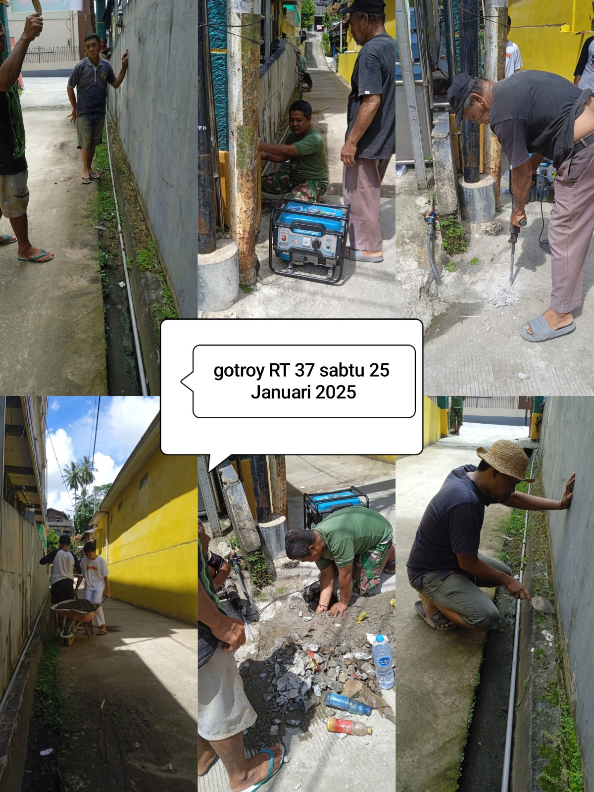 Gotong royong RT 37