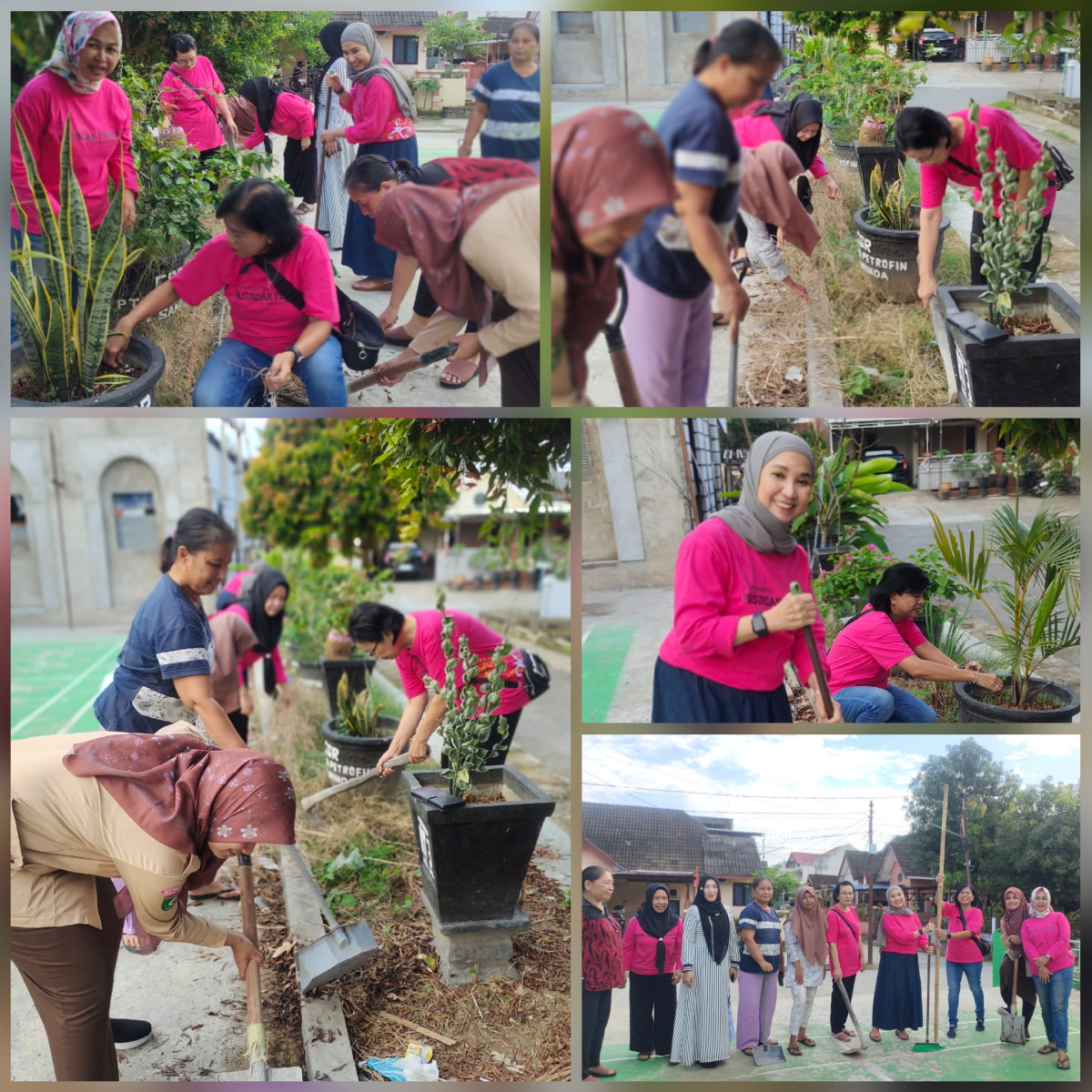 Gotong royong lingkungan RT 39