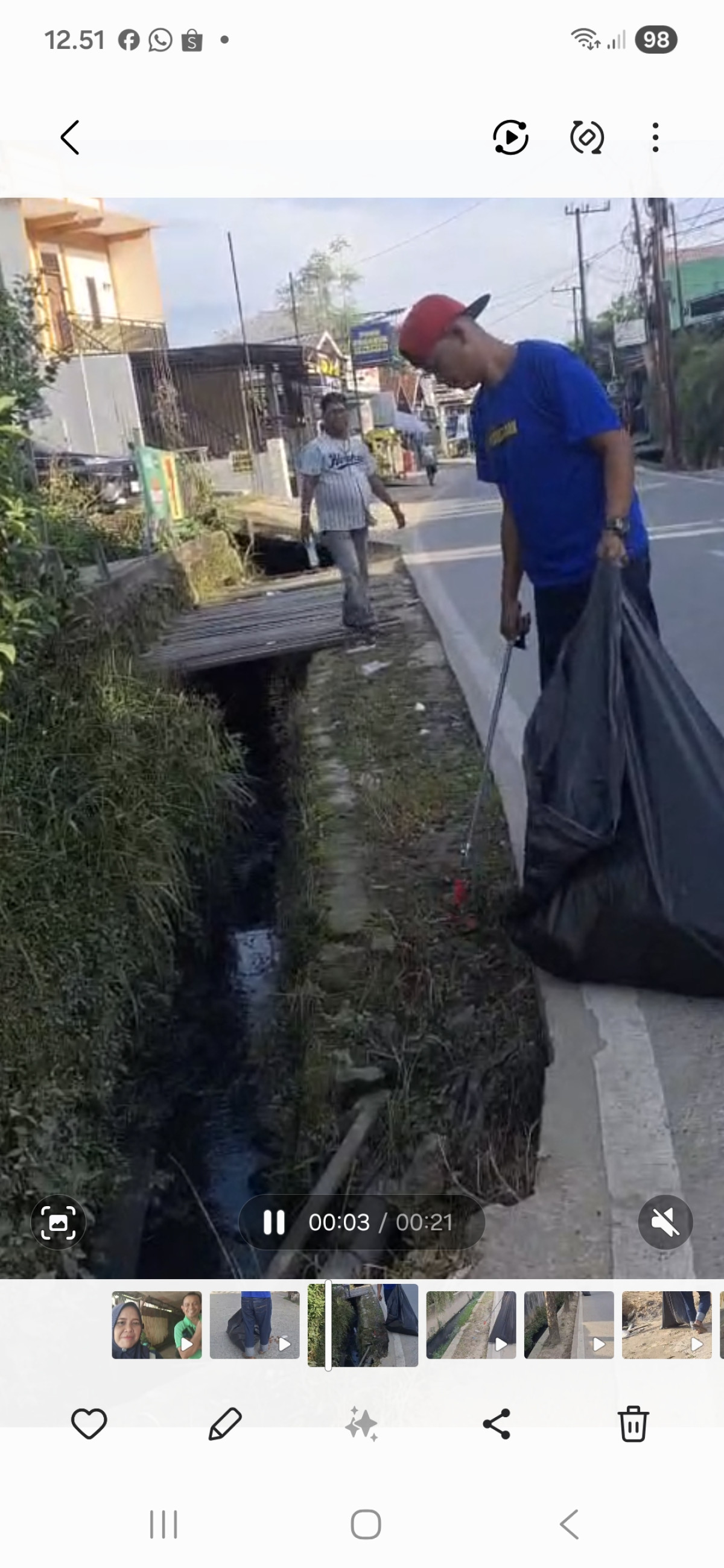 Pungut sampah