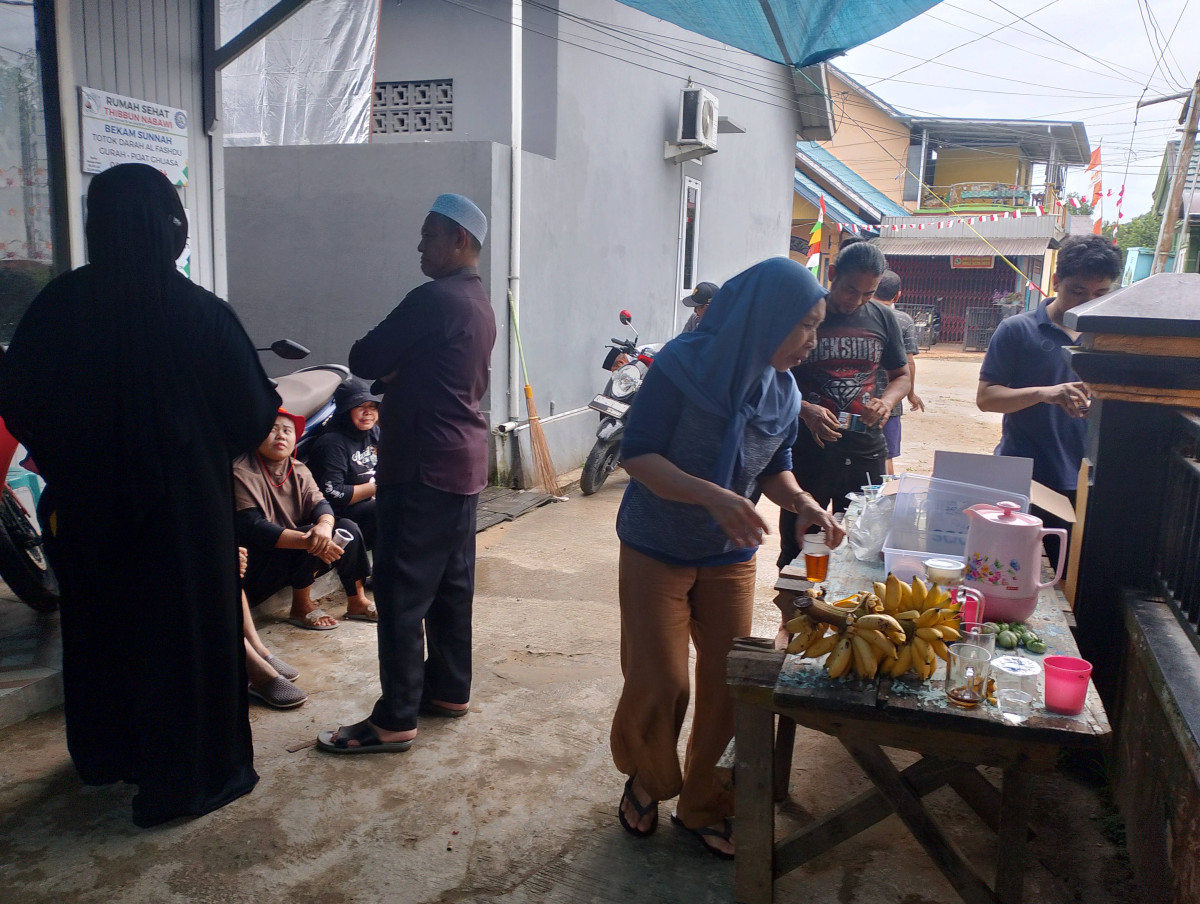 Kerja bakti dalam rangka HUT RI ke 80