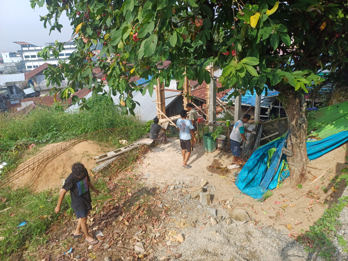Pembersihan area pembangunan langgar