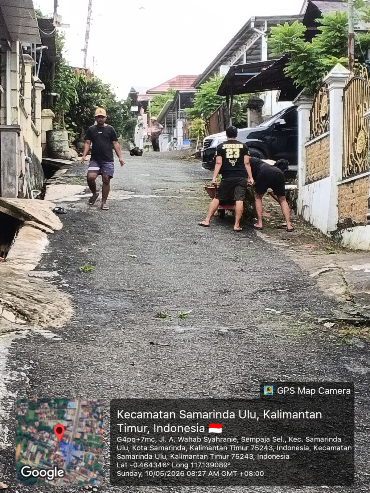 Kegiatan gotong royong RT.24