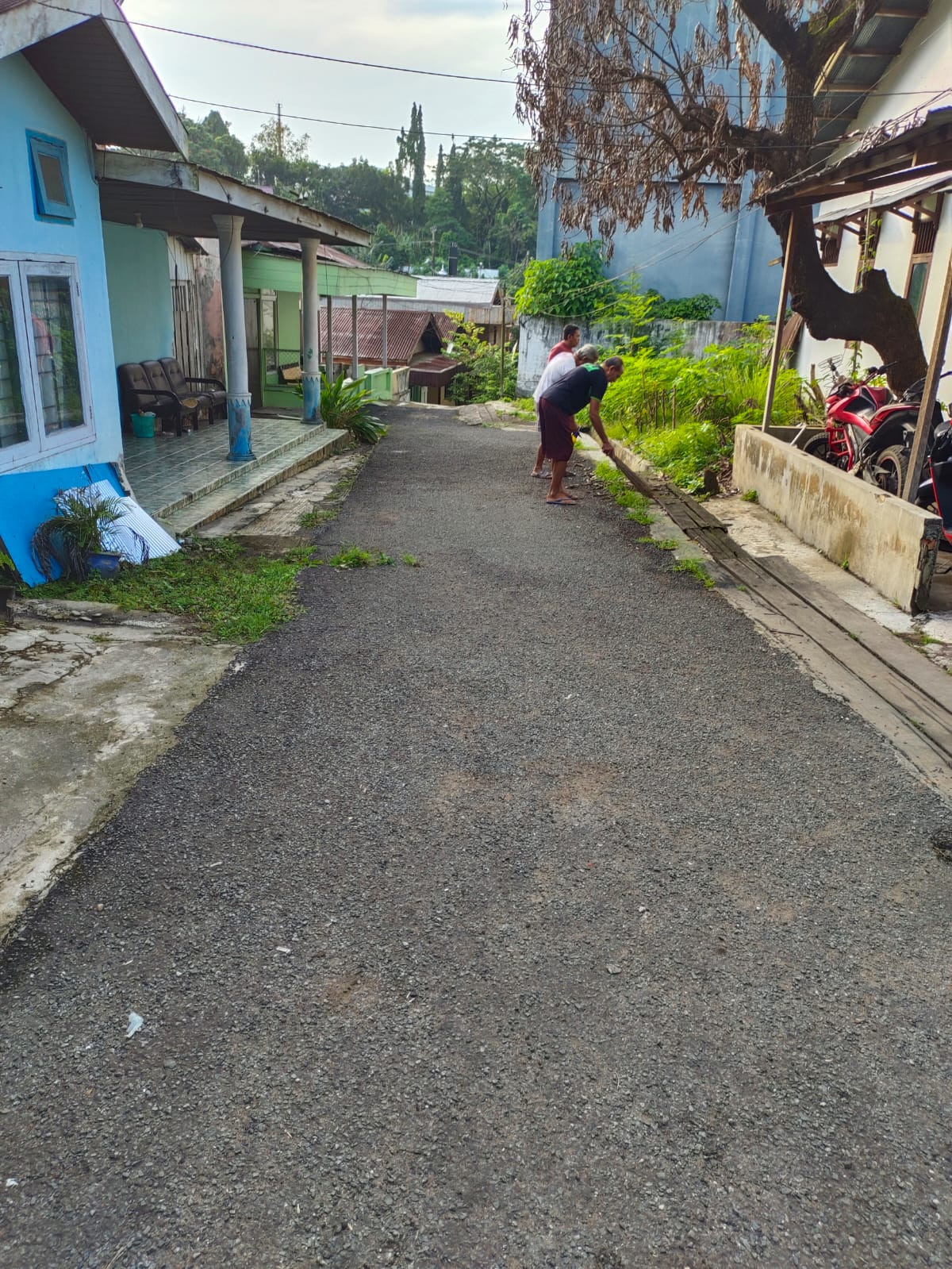 kegiatan hariin di jalan bayangkara kegiatan rt 06