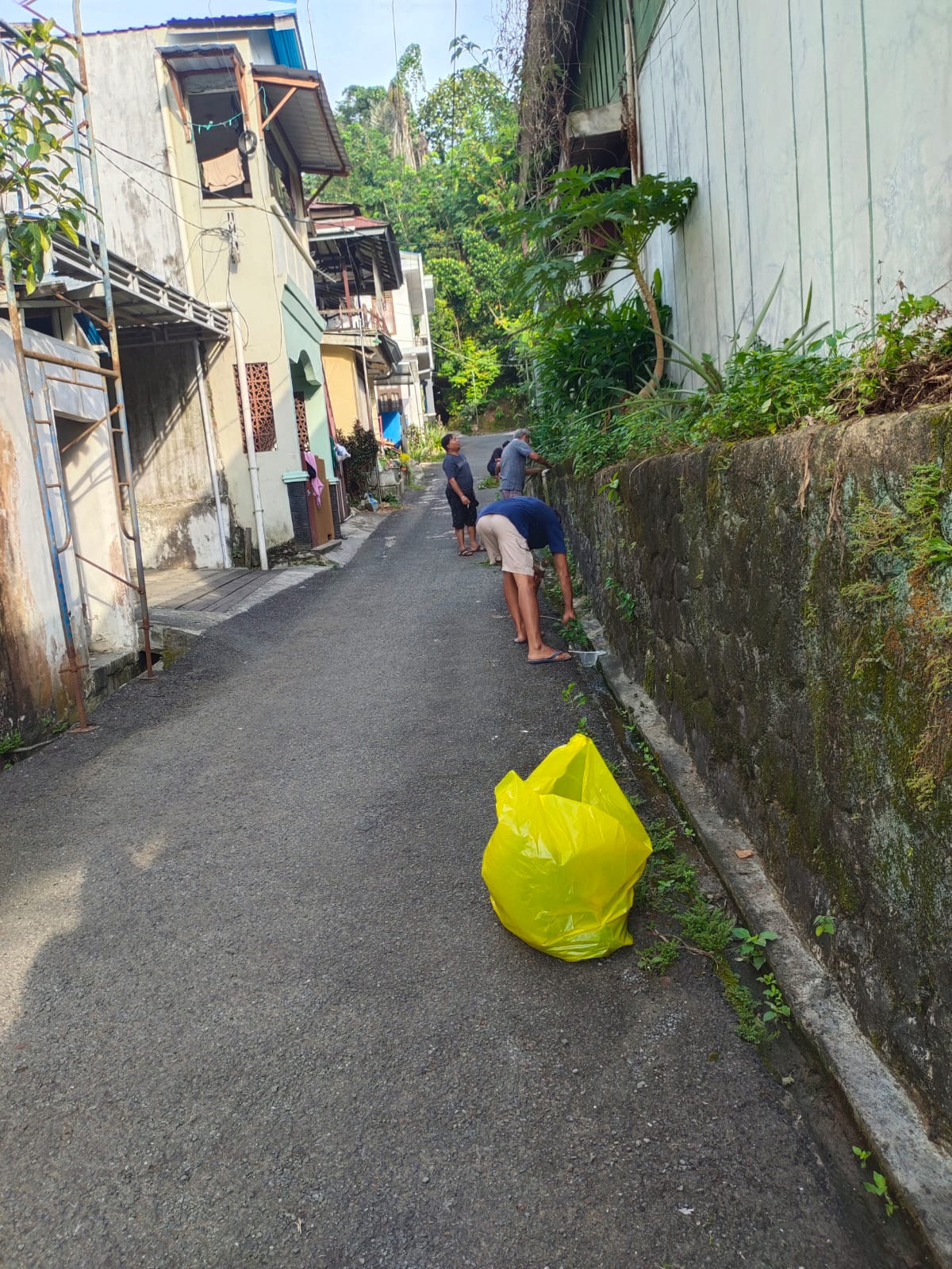 kerja bakti di bayangkara