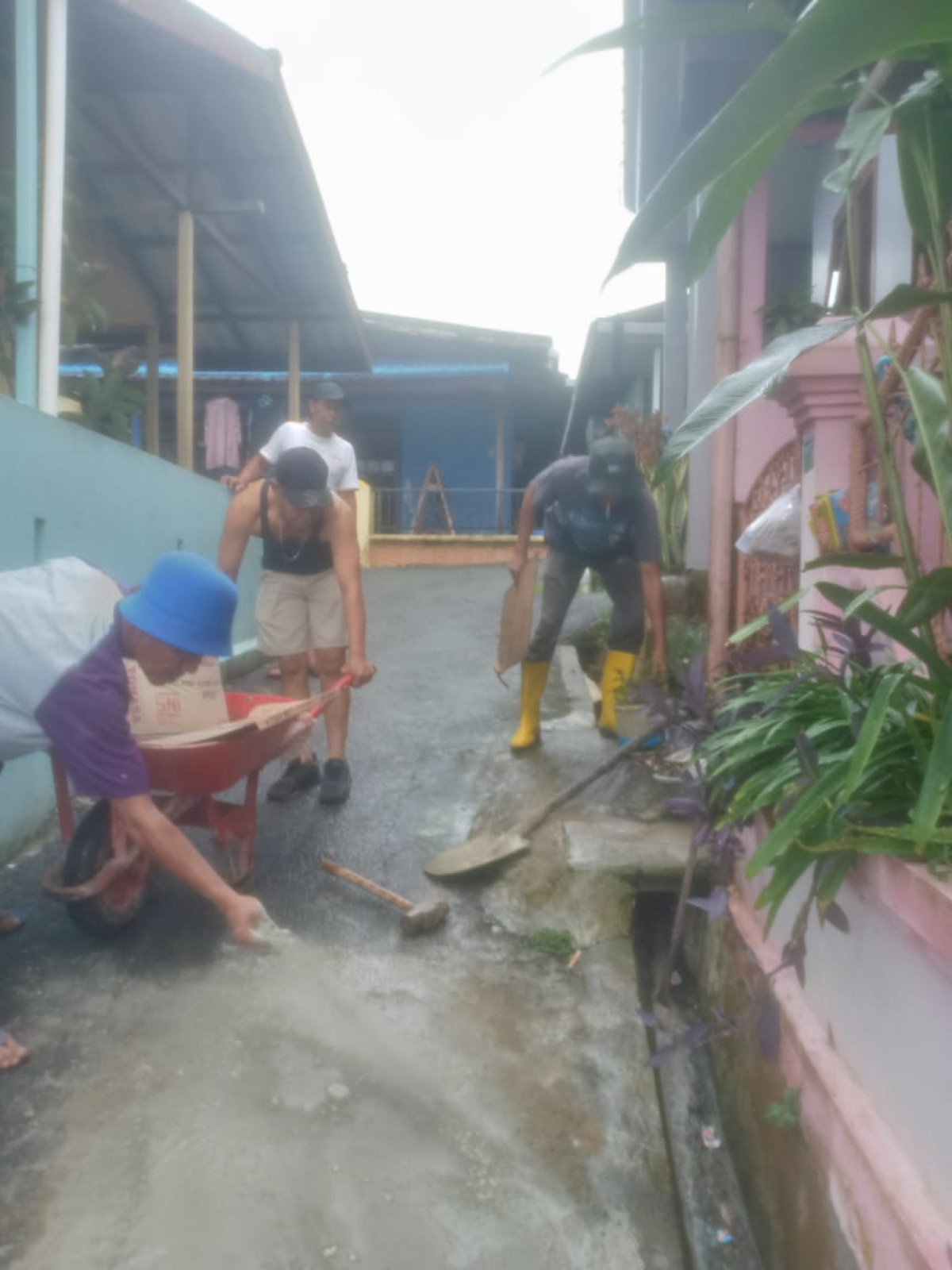 Kerja bakti di Gg 5 Jl KS Tubun