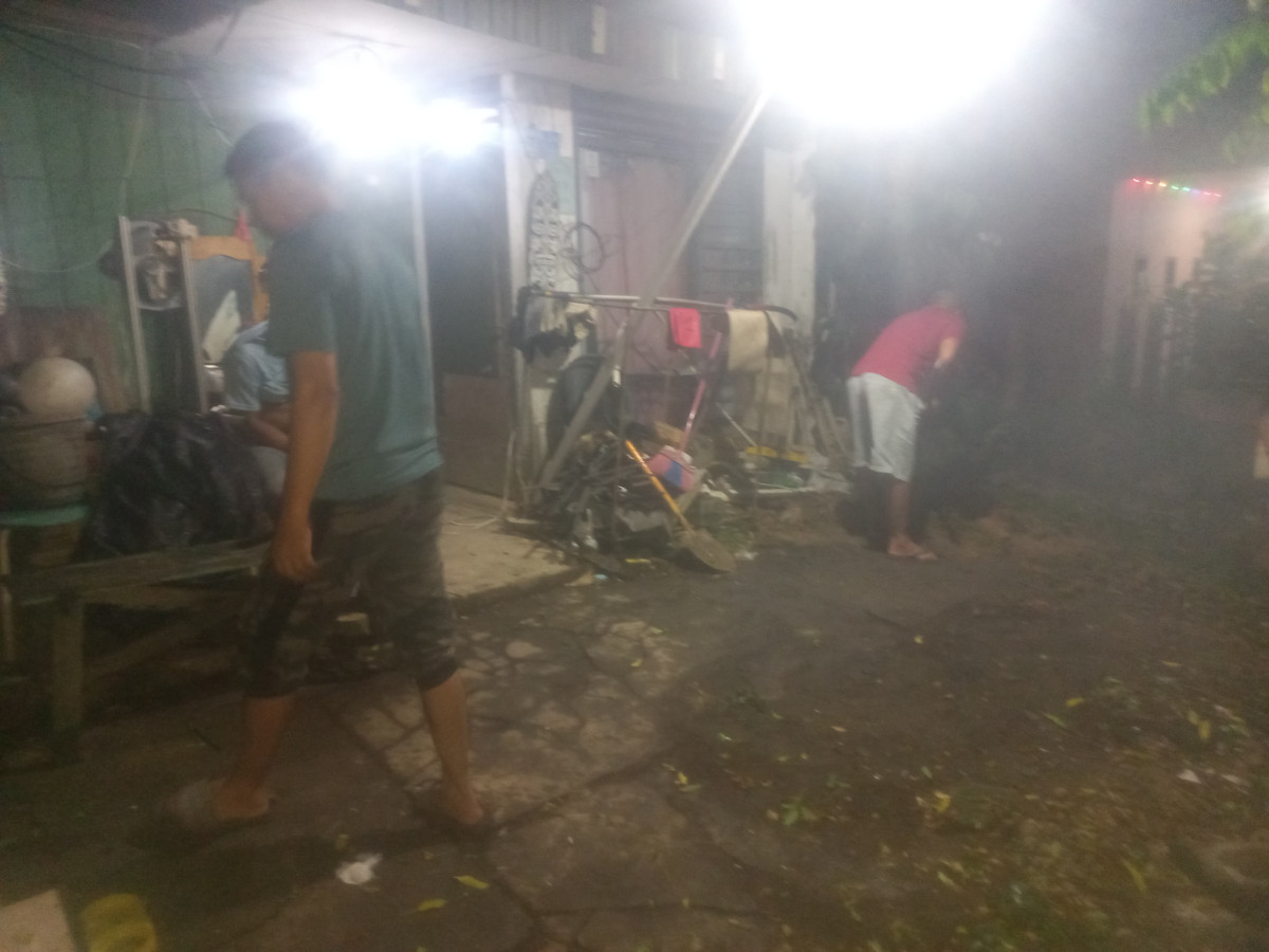 Pembuatan lapangan tenis meja