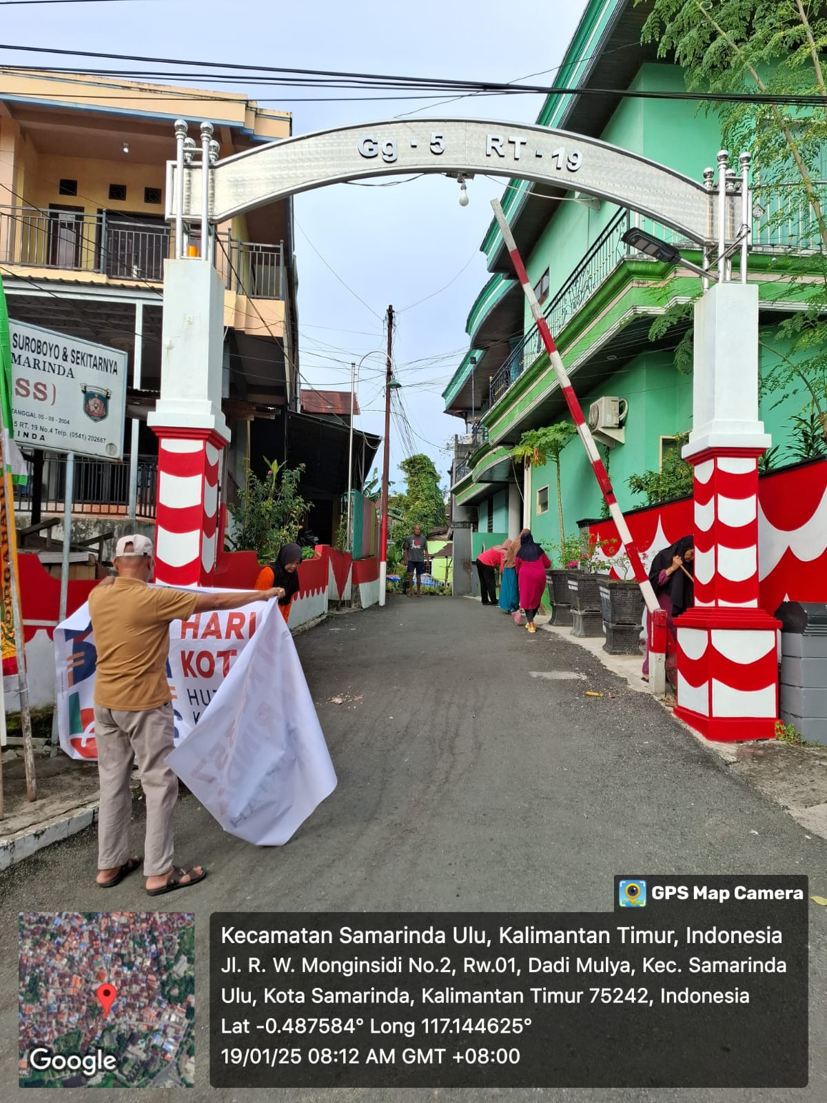 kegiatan kerjabakti warga rt 19